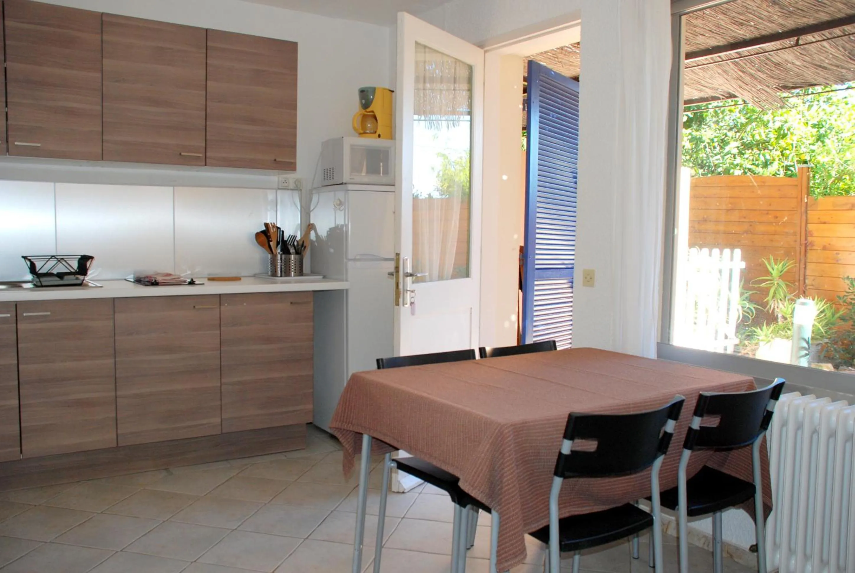 Kitchen or kitchenette in Hotel L'Orangeraie