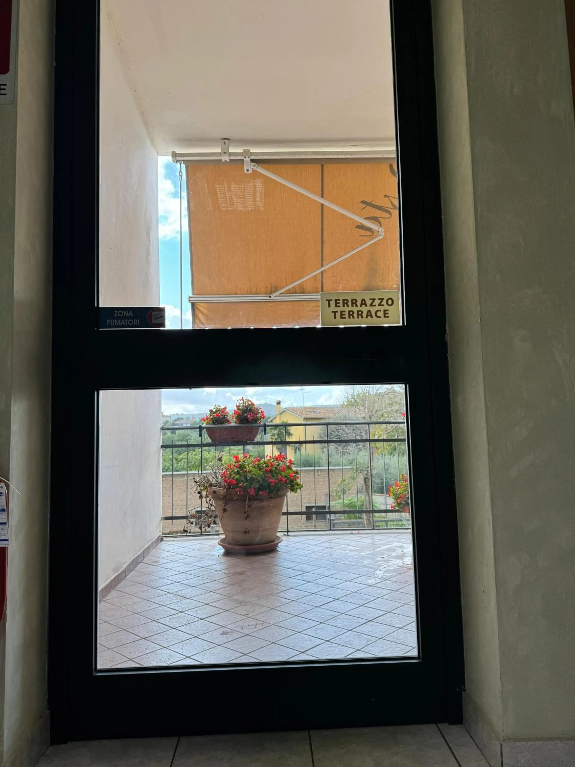 Balcony/Terrace in Albergo La Posta Arezzo