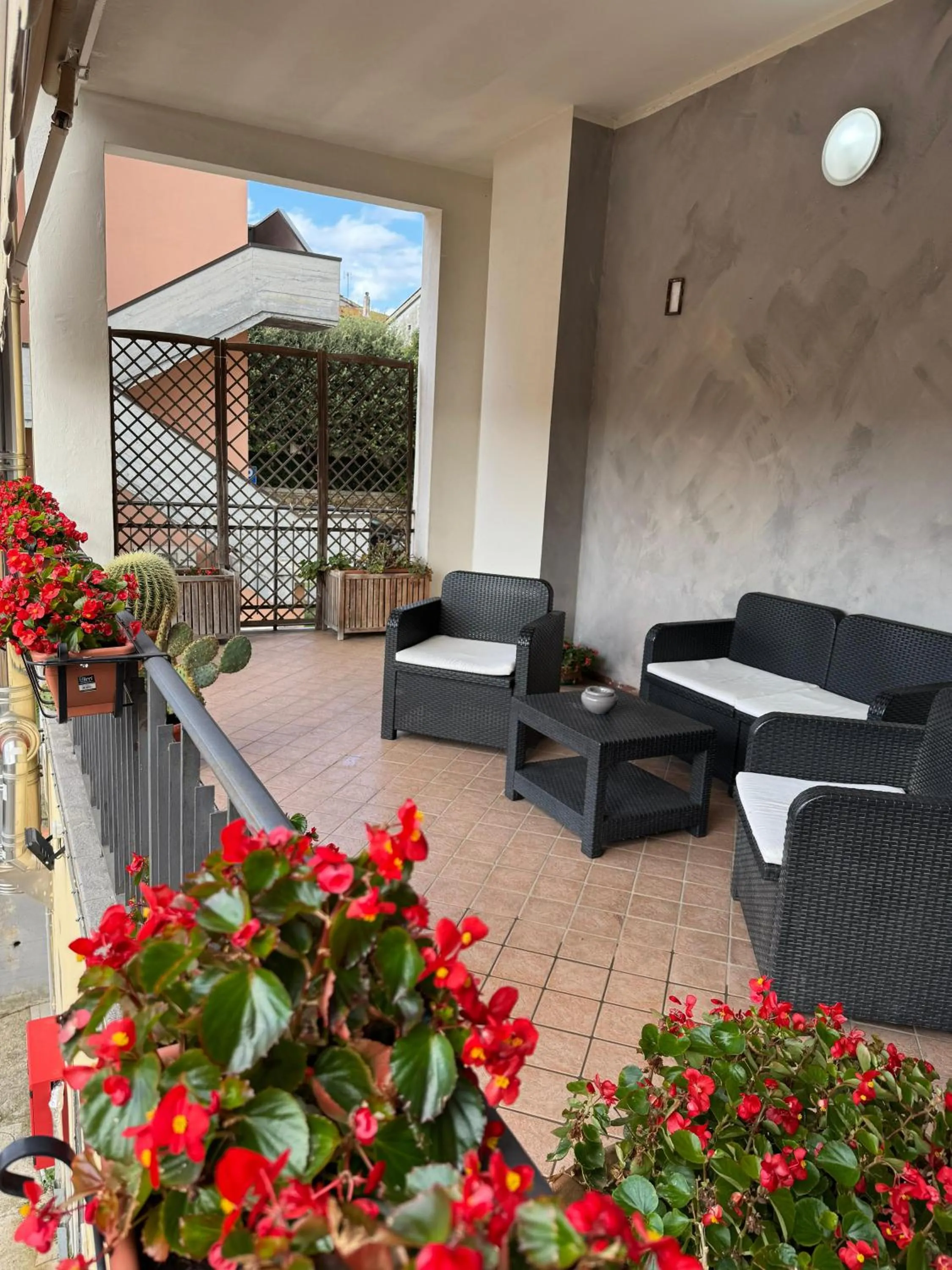 Balcony/Terrace in Albergo La Posta Arezzo