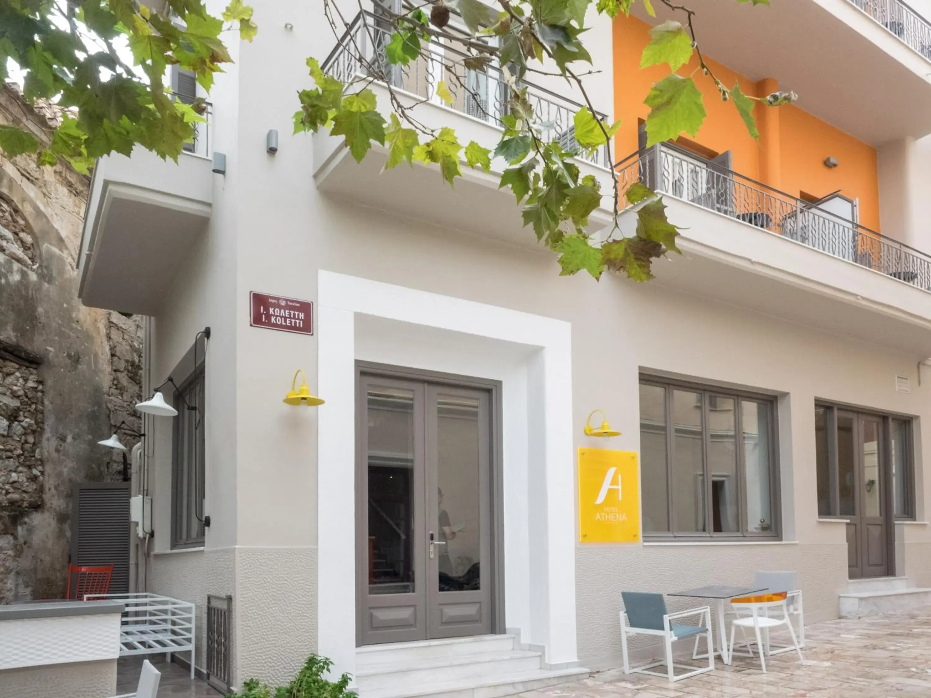 Property building in Athena hotel Property building in Athena hotel