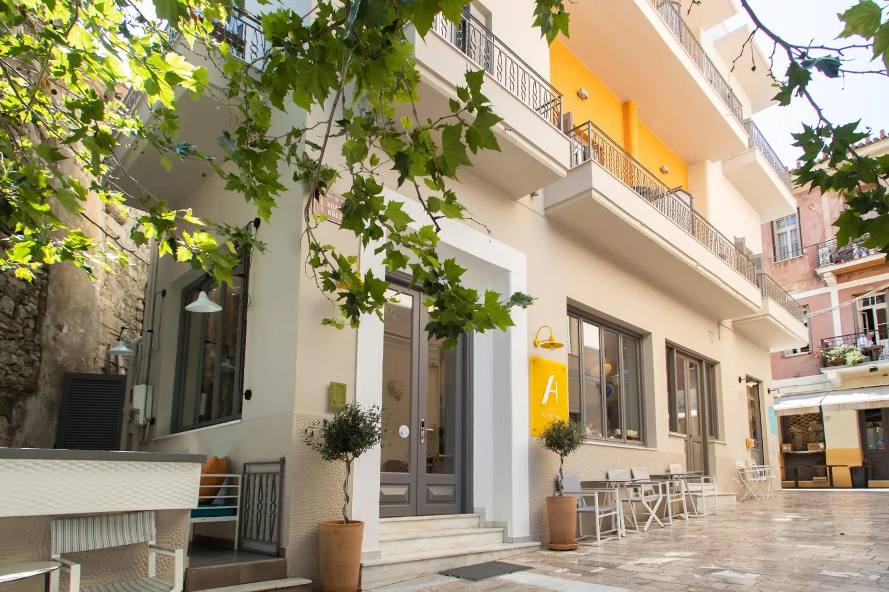 Property building in Athena hotel Property building in Athena hotel