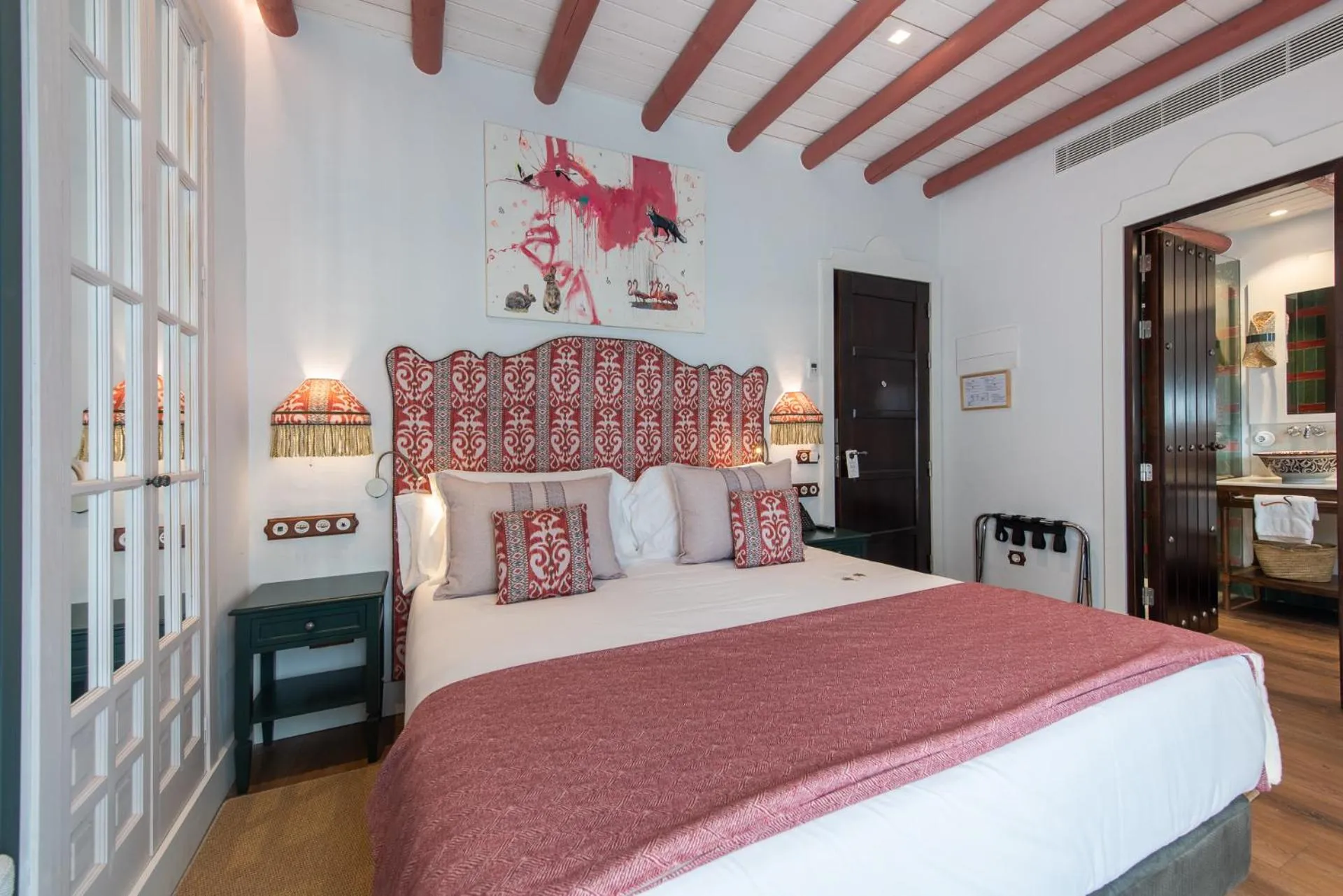 Bed in Hotel La Malvasía