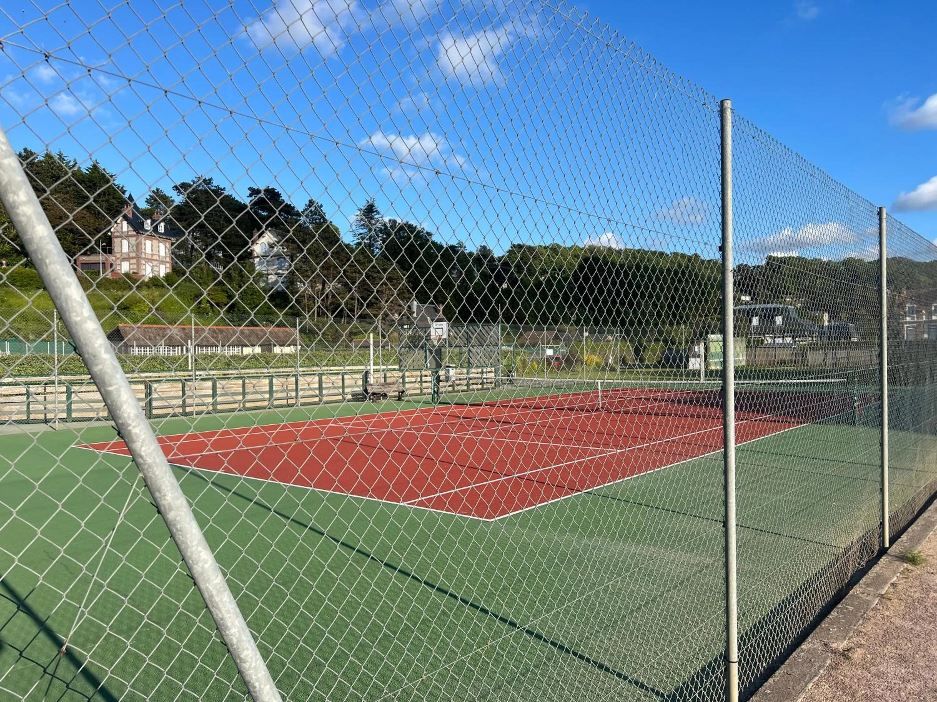 Tennis court in Hotel Des Bains