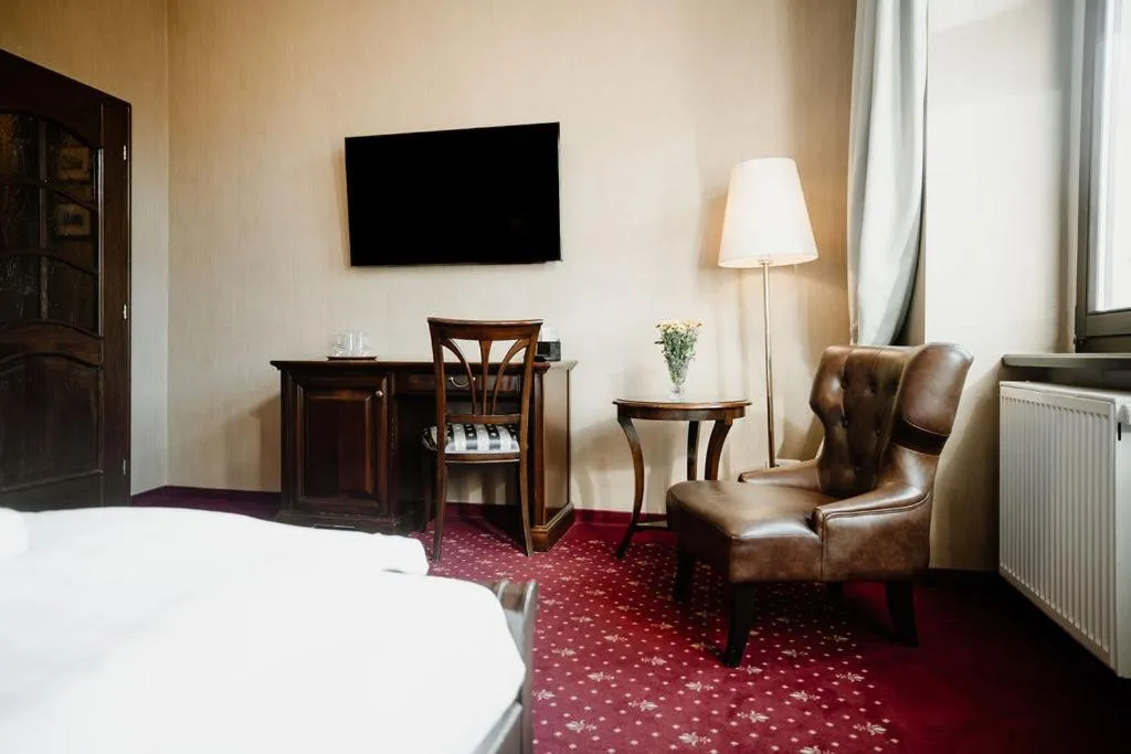 Bed in Schlosshotel Stecklenberg