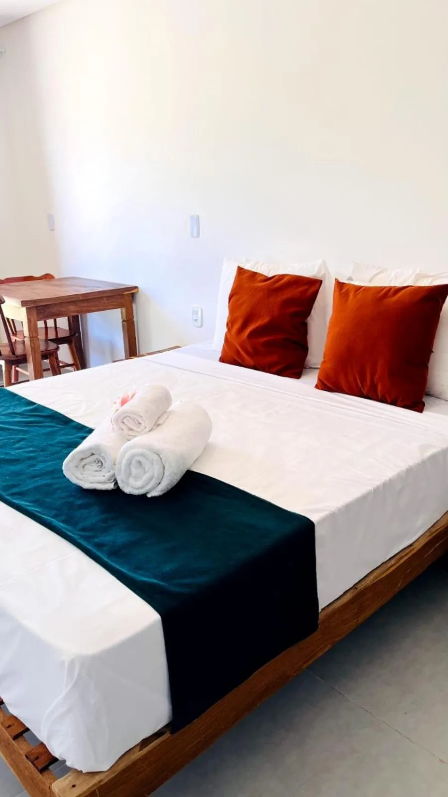 Bed in Pousada Enero