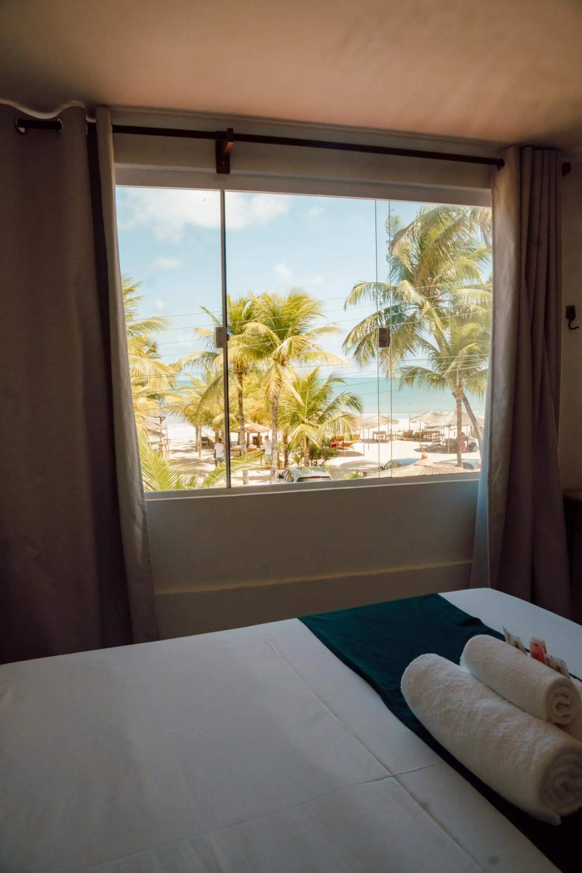 Bed in Pousada Enero