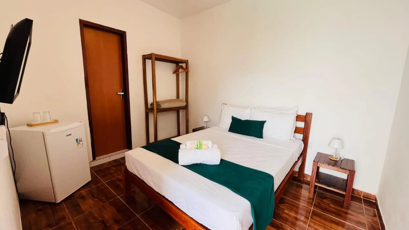 Bed in Pousada Enero