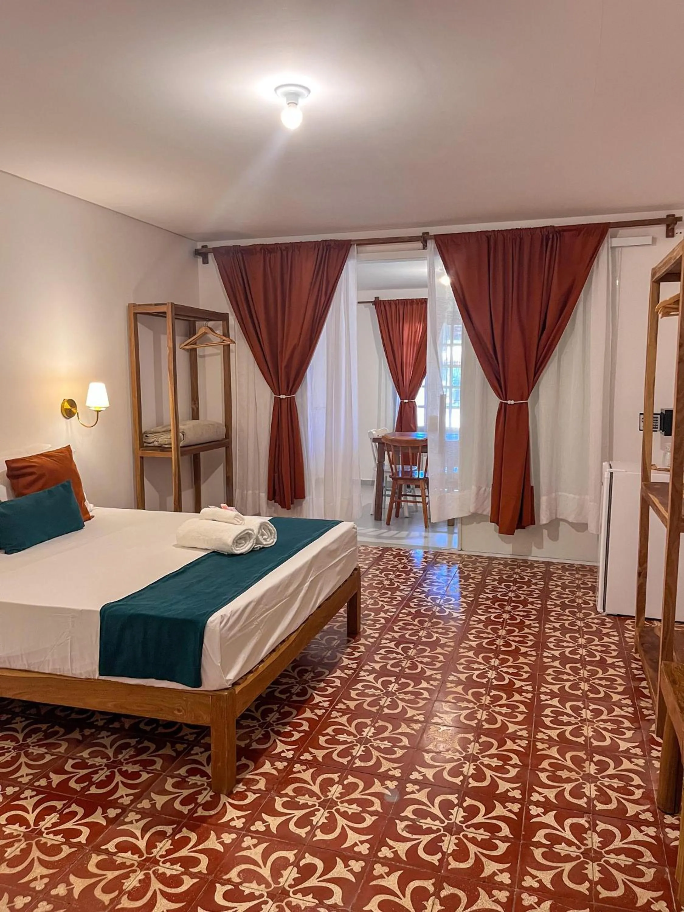 Bed in Pousada Enero