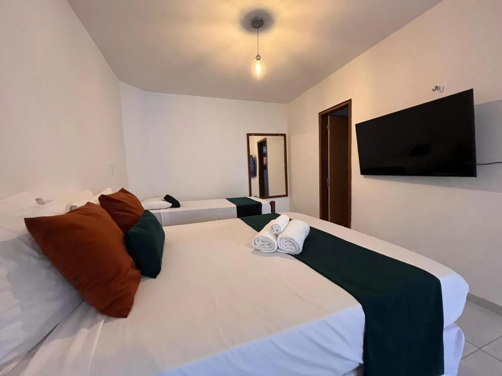 Bed in Pousada Enero