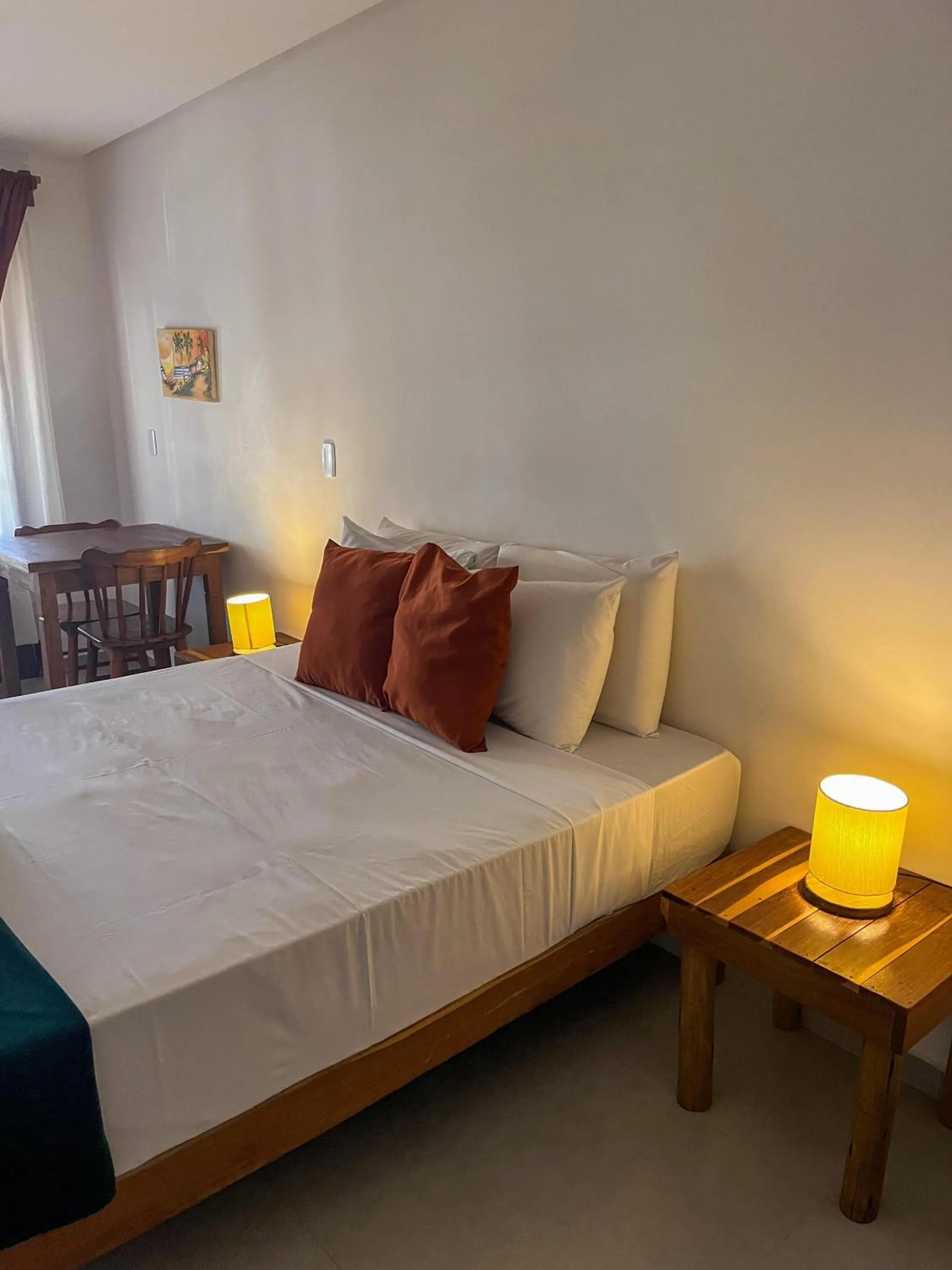 Bed in Pousada Enero