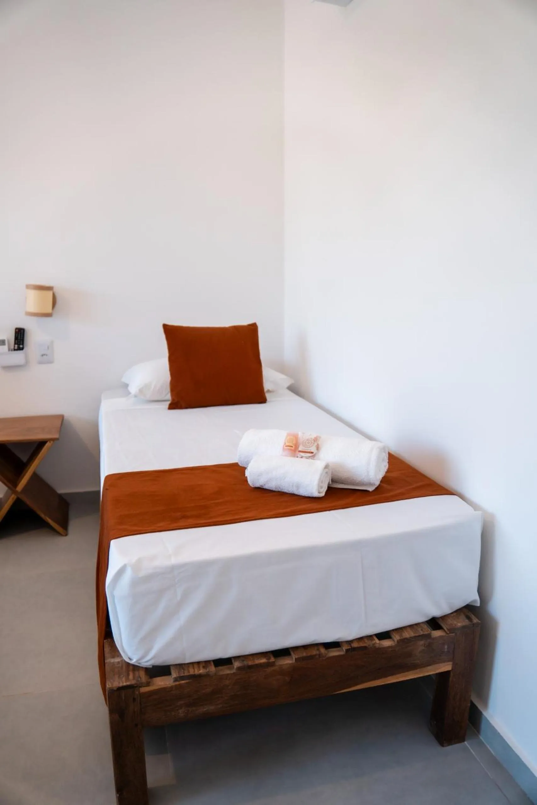 Bed in Pousada Enero