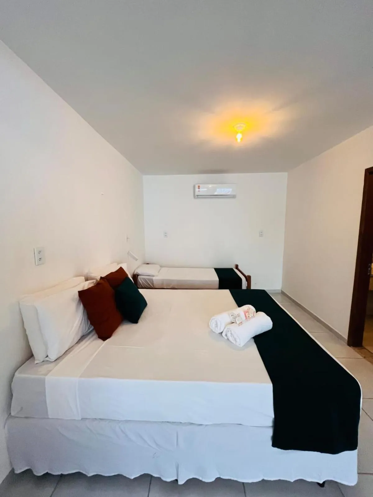 Bed in Pousada Enero