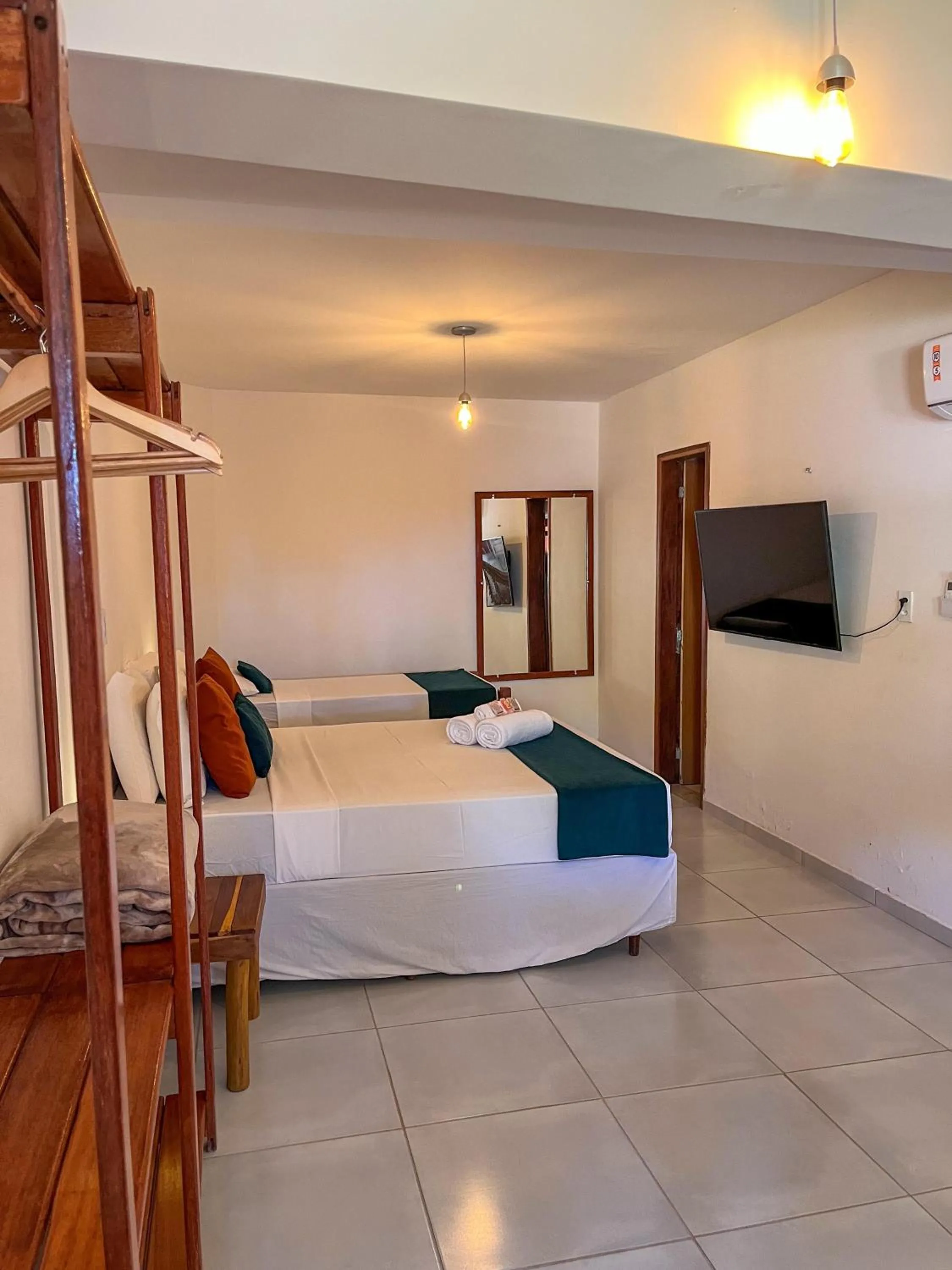 Bed in Pousada Enero