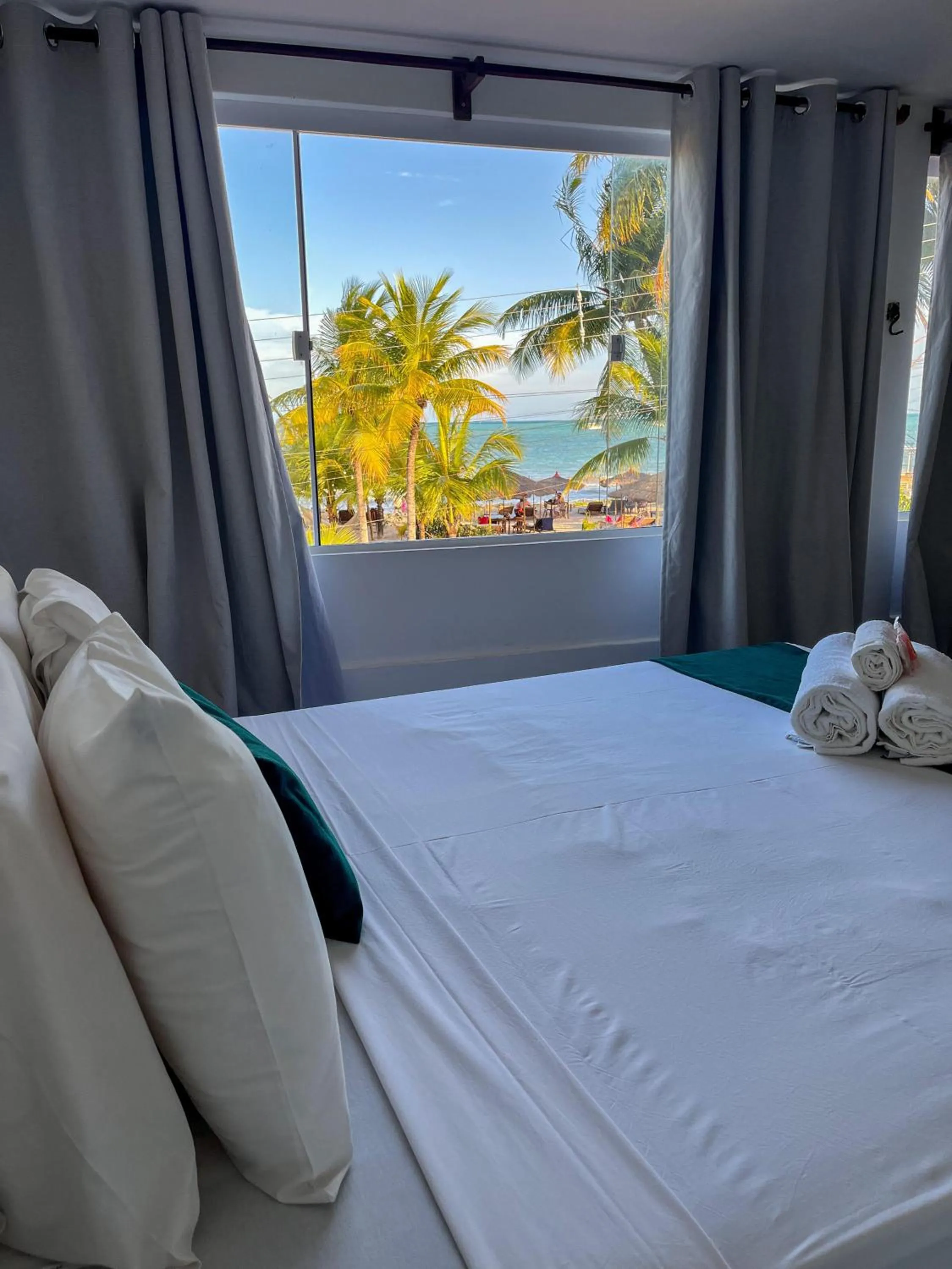 Bed in Pousada Enero