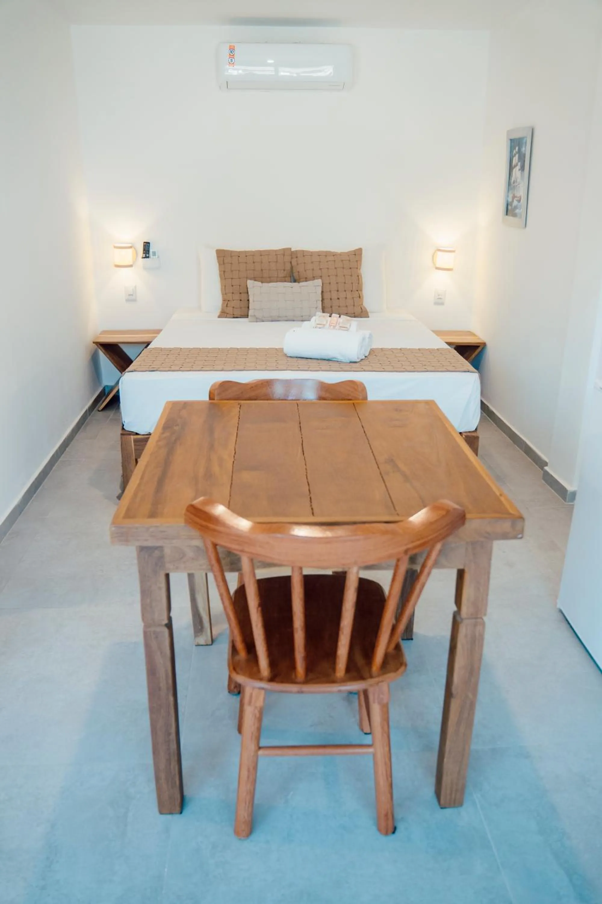 Bed in Pousada Enero