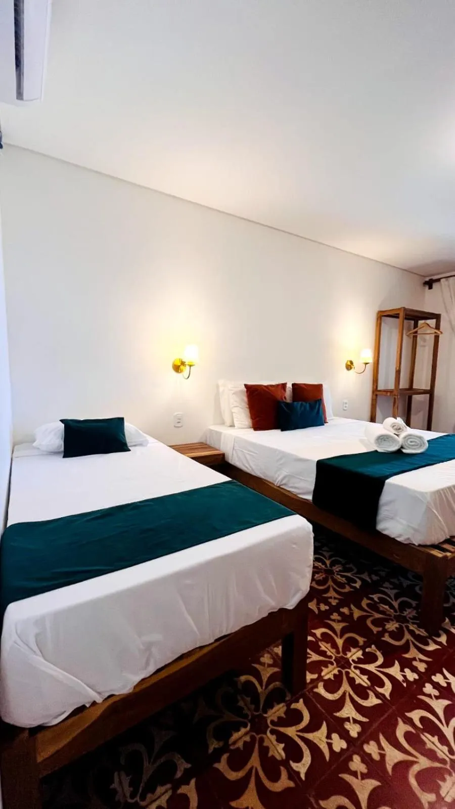 Bed in Pousada Enero