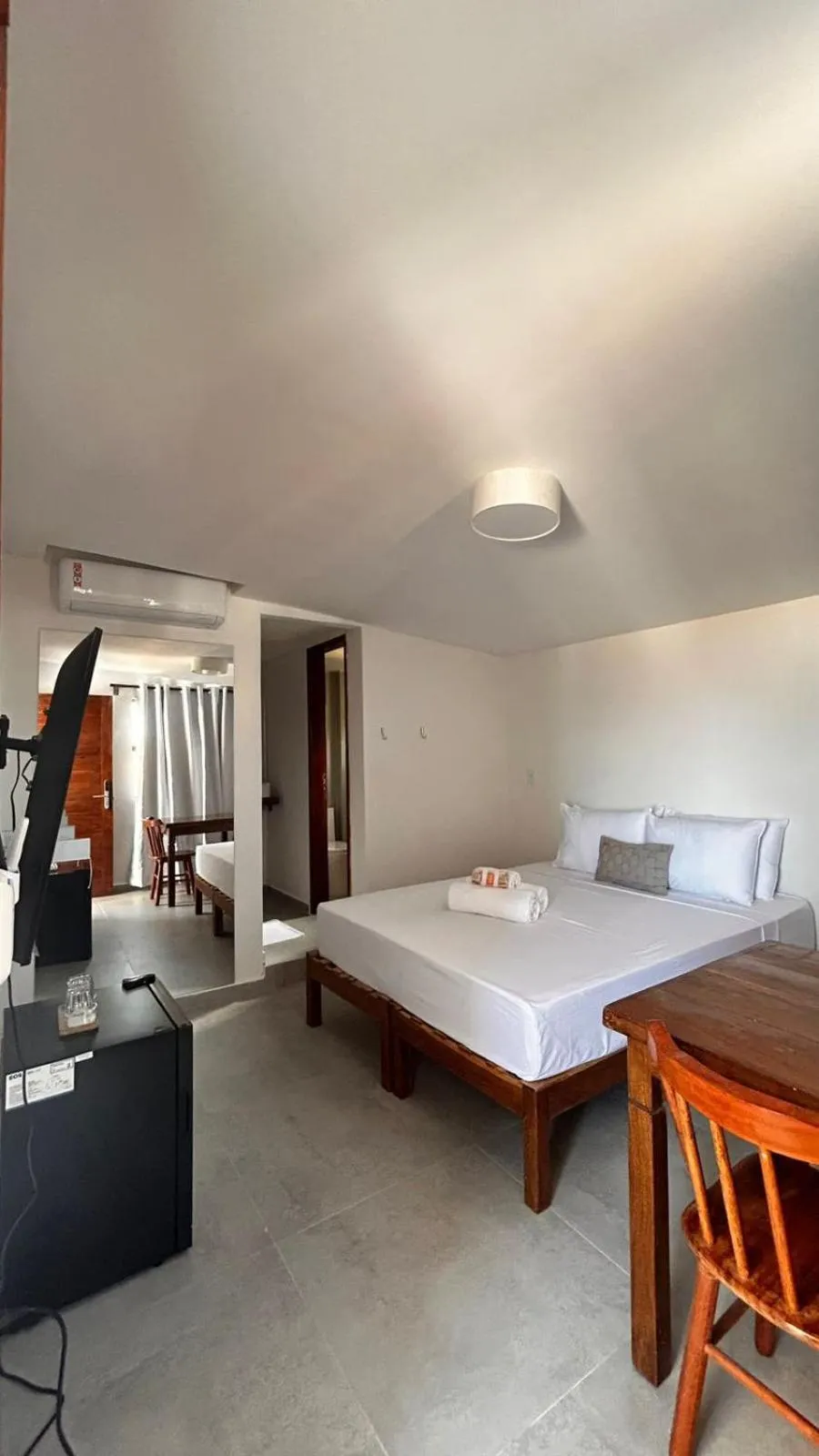 Bed in Pousada Enero