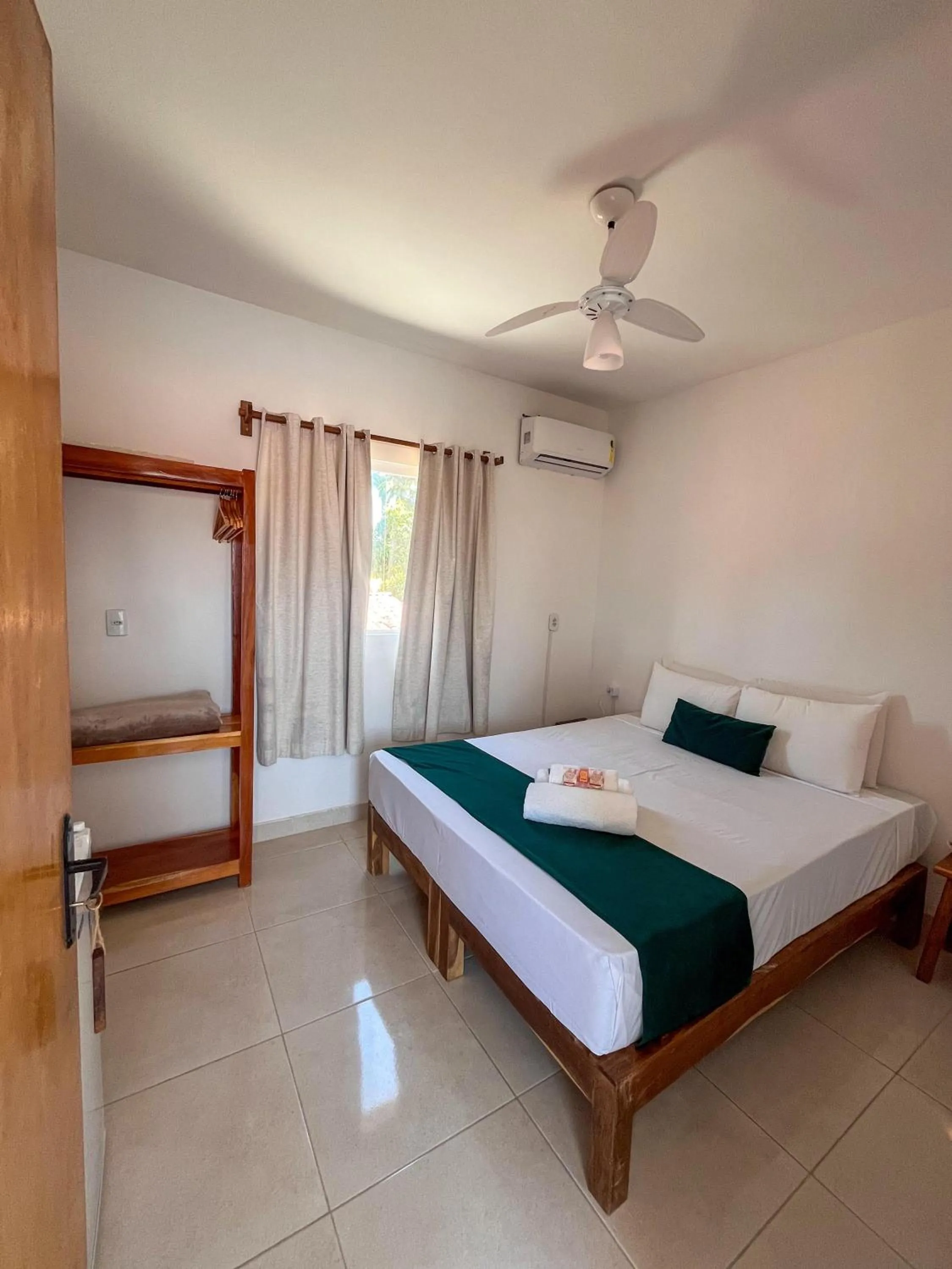 Bed in Pousada Enero