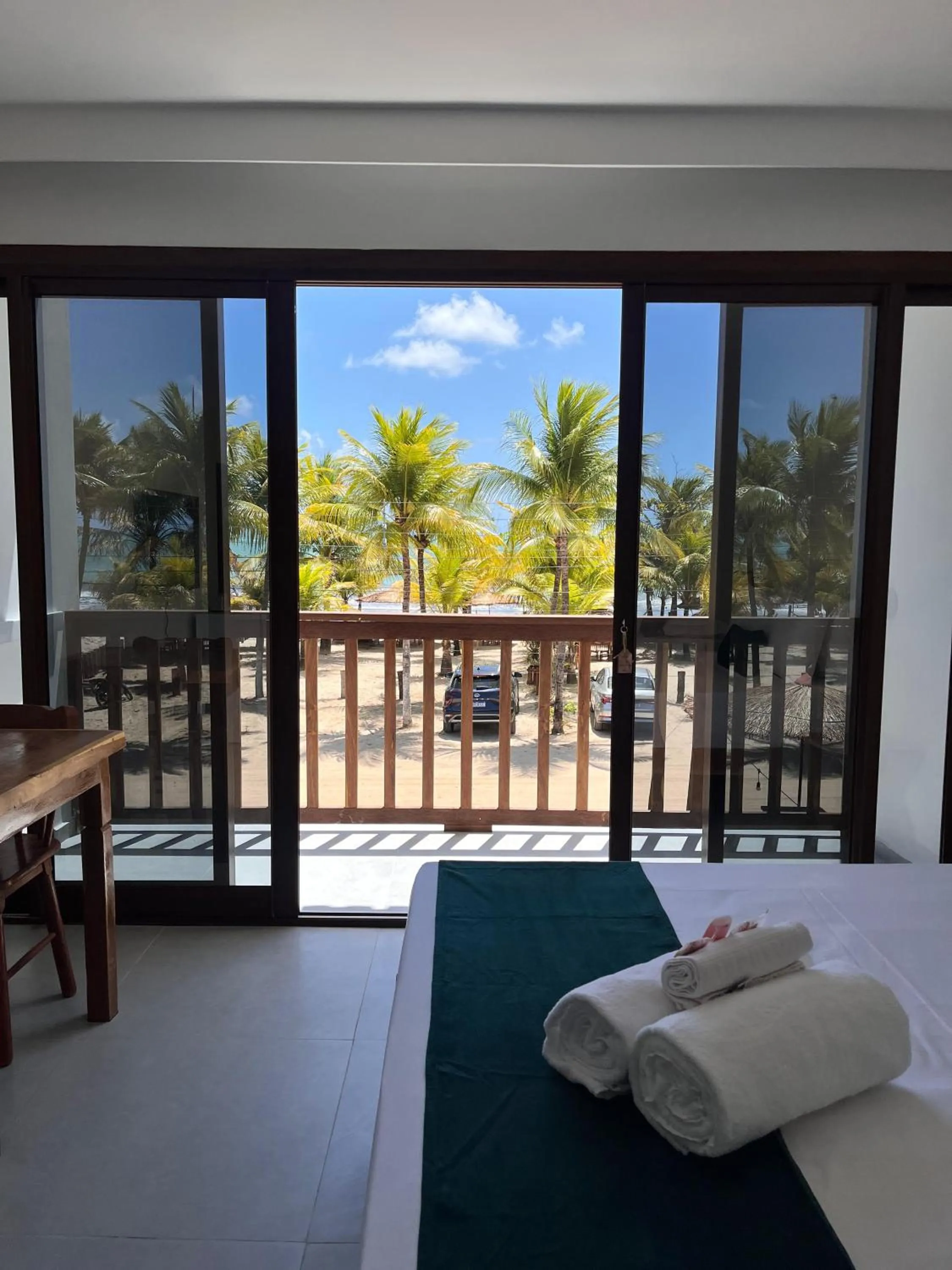 Bed in Pousada Enero