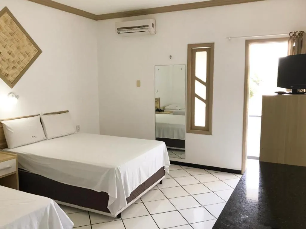 Bed in Pousada do Mingote