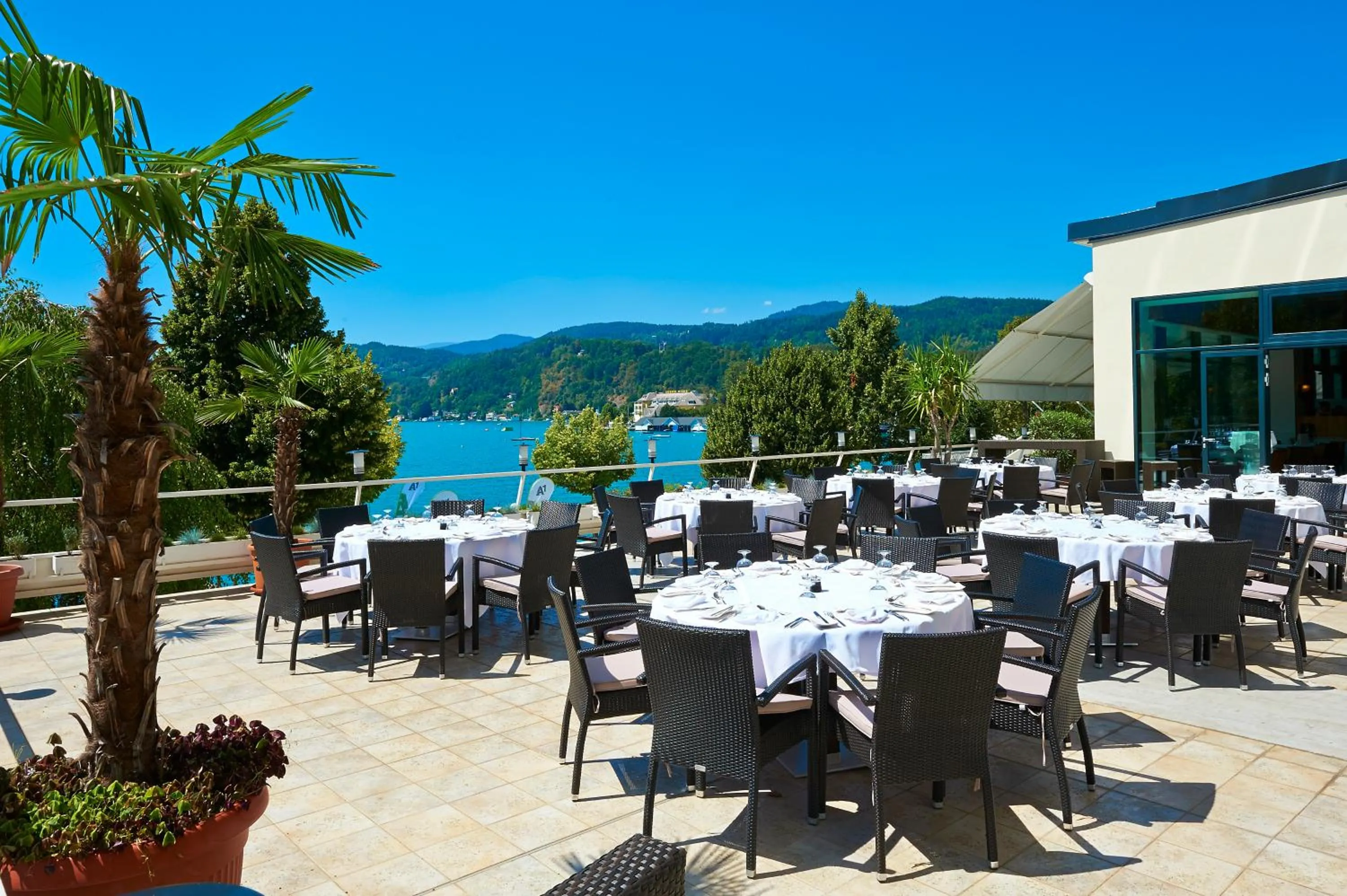 Restaurant/places to eat in Parkhotel Pörtschach - Das Hotelresort mit Insellage am Wörthersee