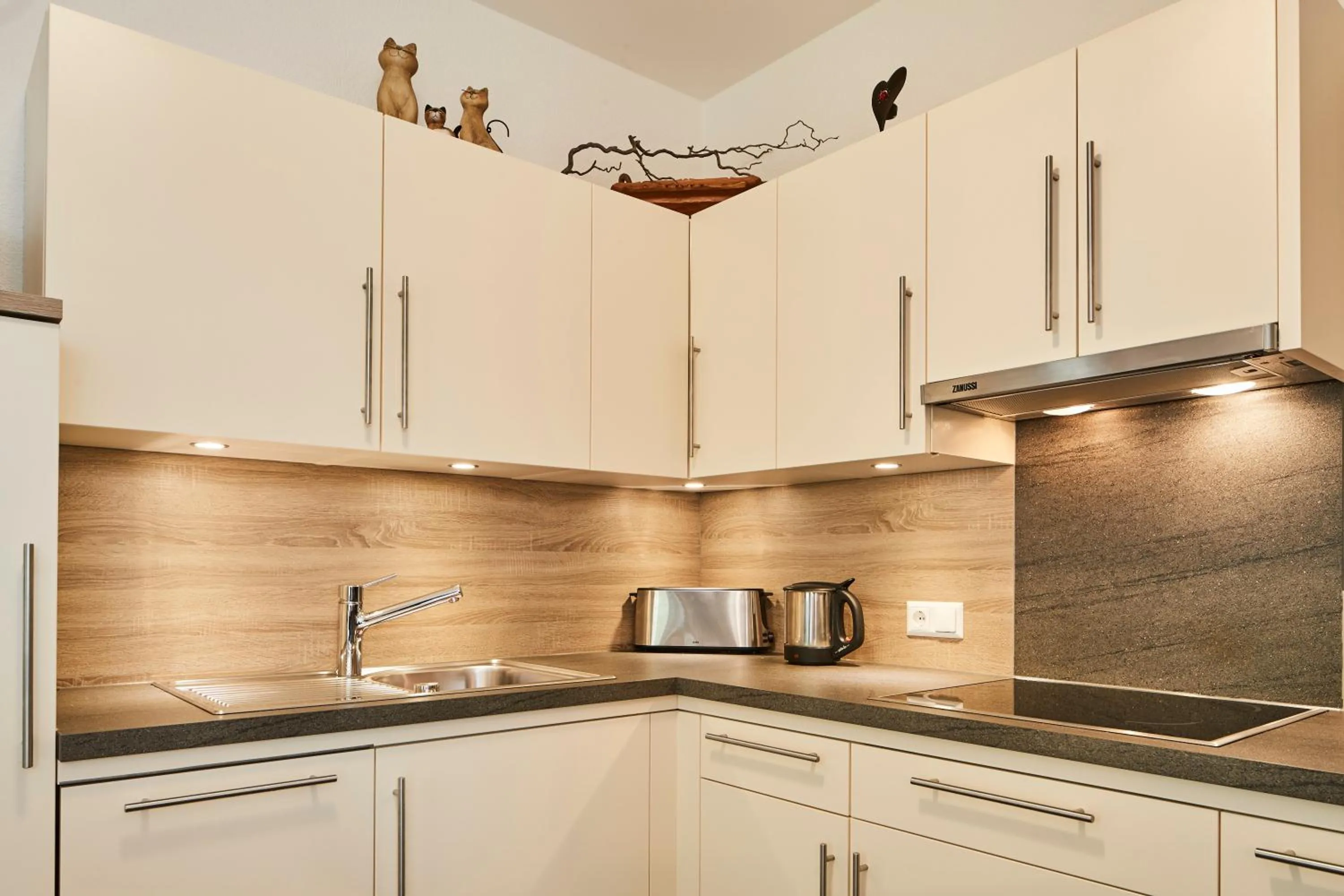 Kitchen or kitchenette in Haus Bergfrieden