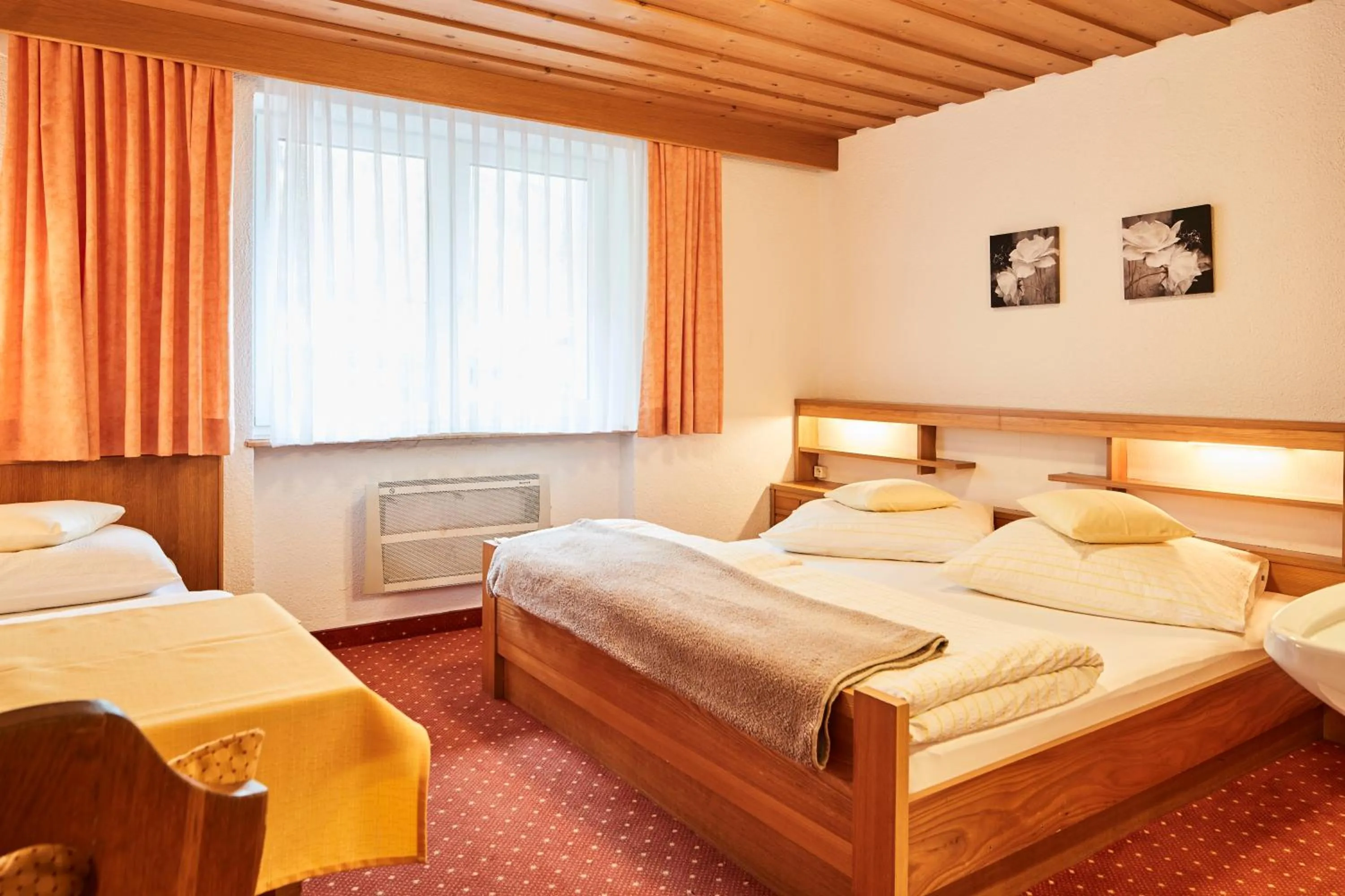 Bedroom, Bed in Haus Bergfrieden