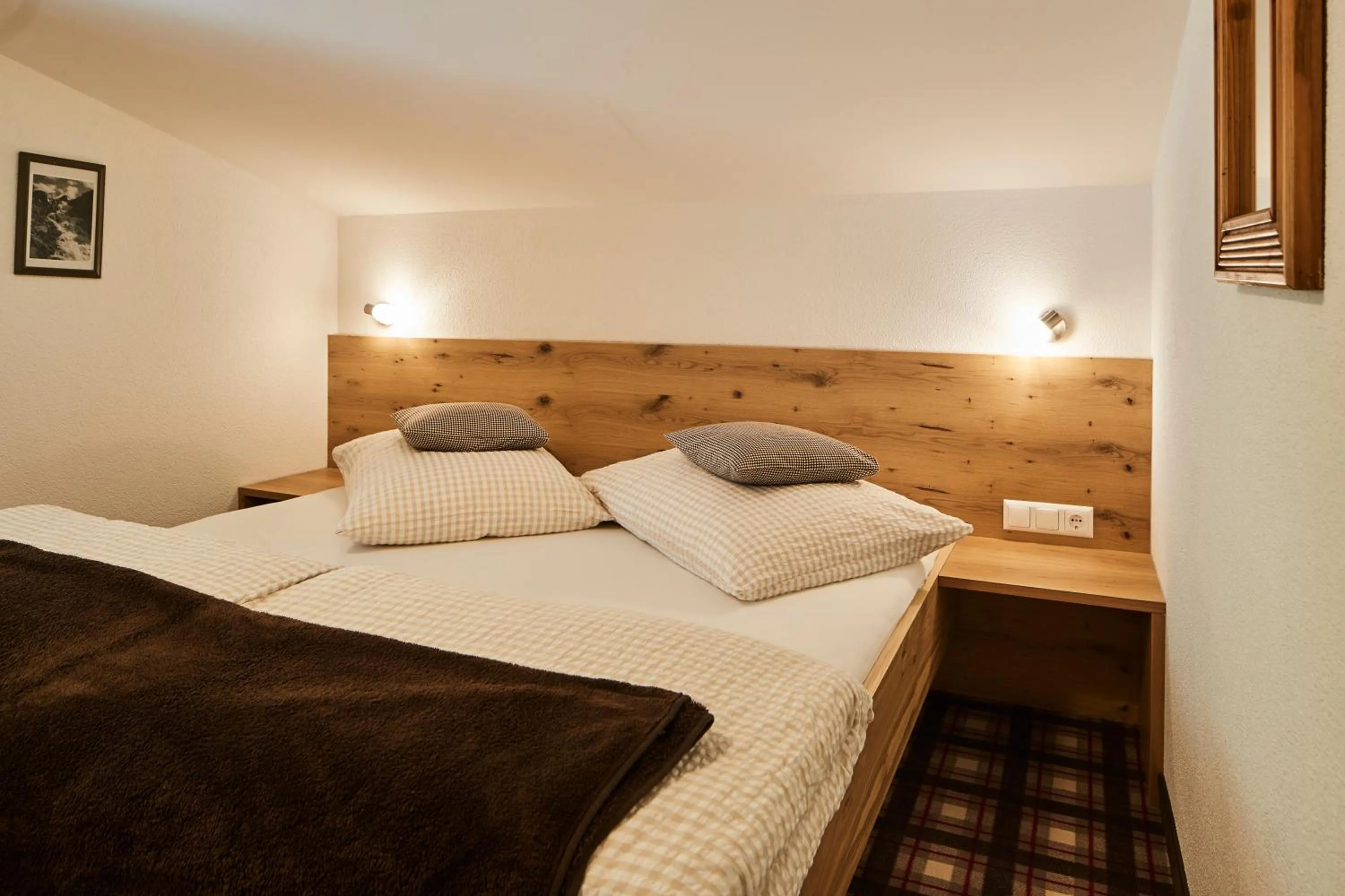 Bedroom, Bed in Haus Bergfrieden