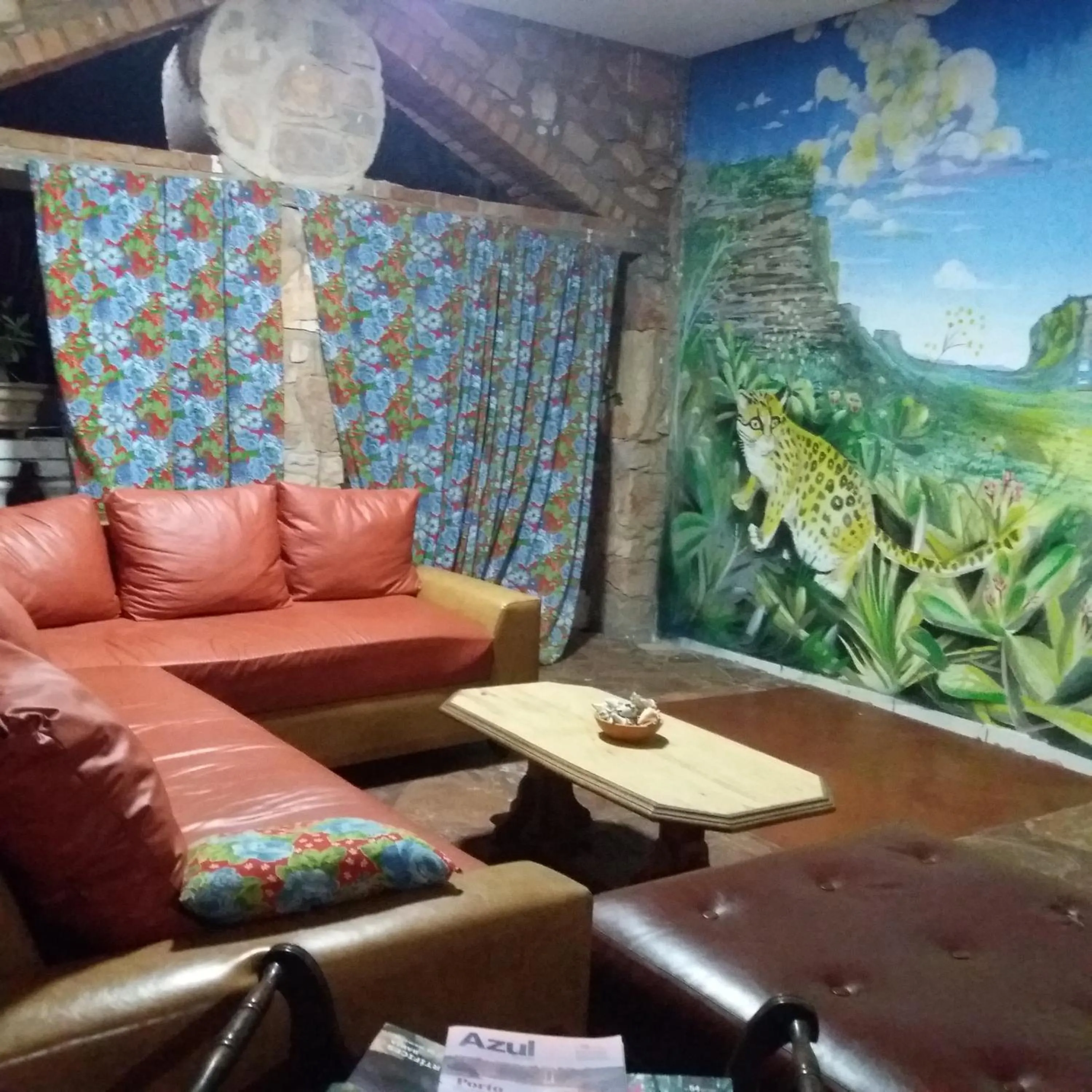 Living room in Pousada Encontro de Rios