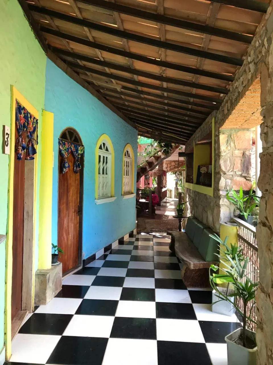 Facade/entrance in Pousada Encontro de Rios