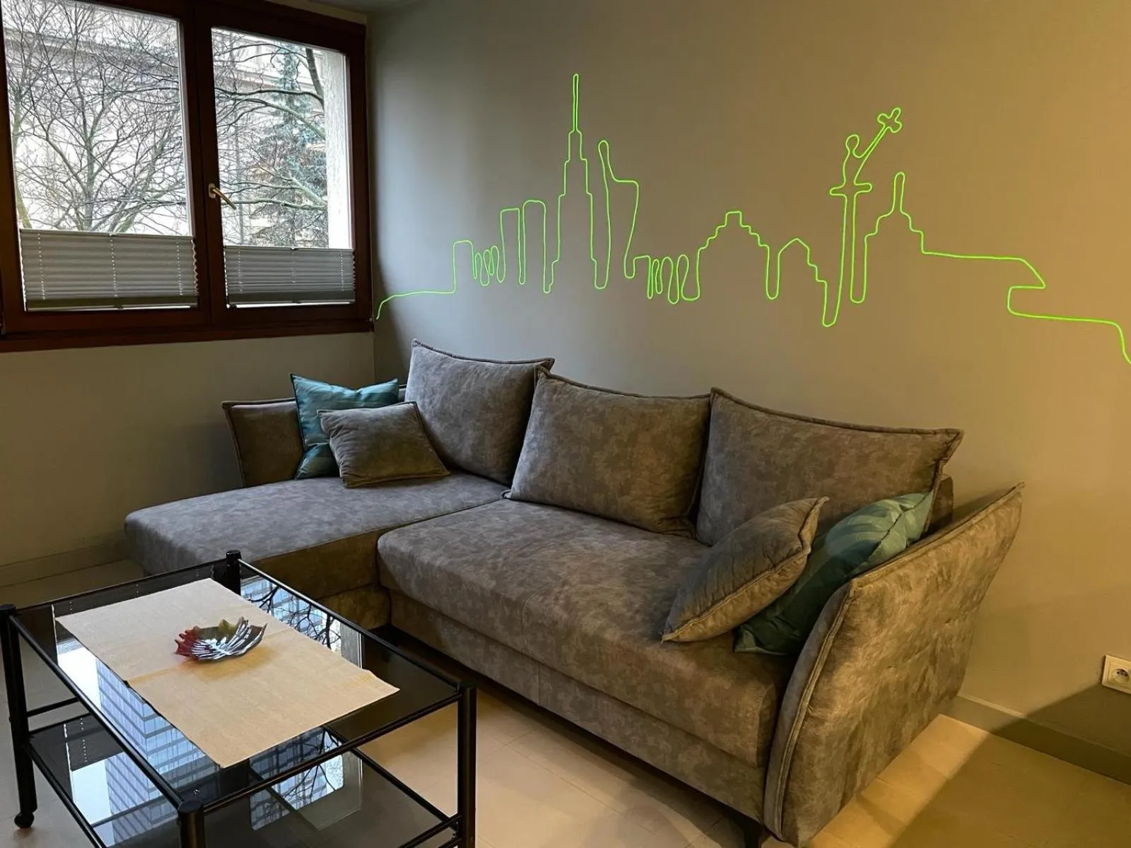 Living room in Good Time Apartments Warsaw City Center