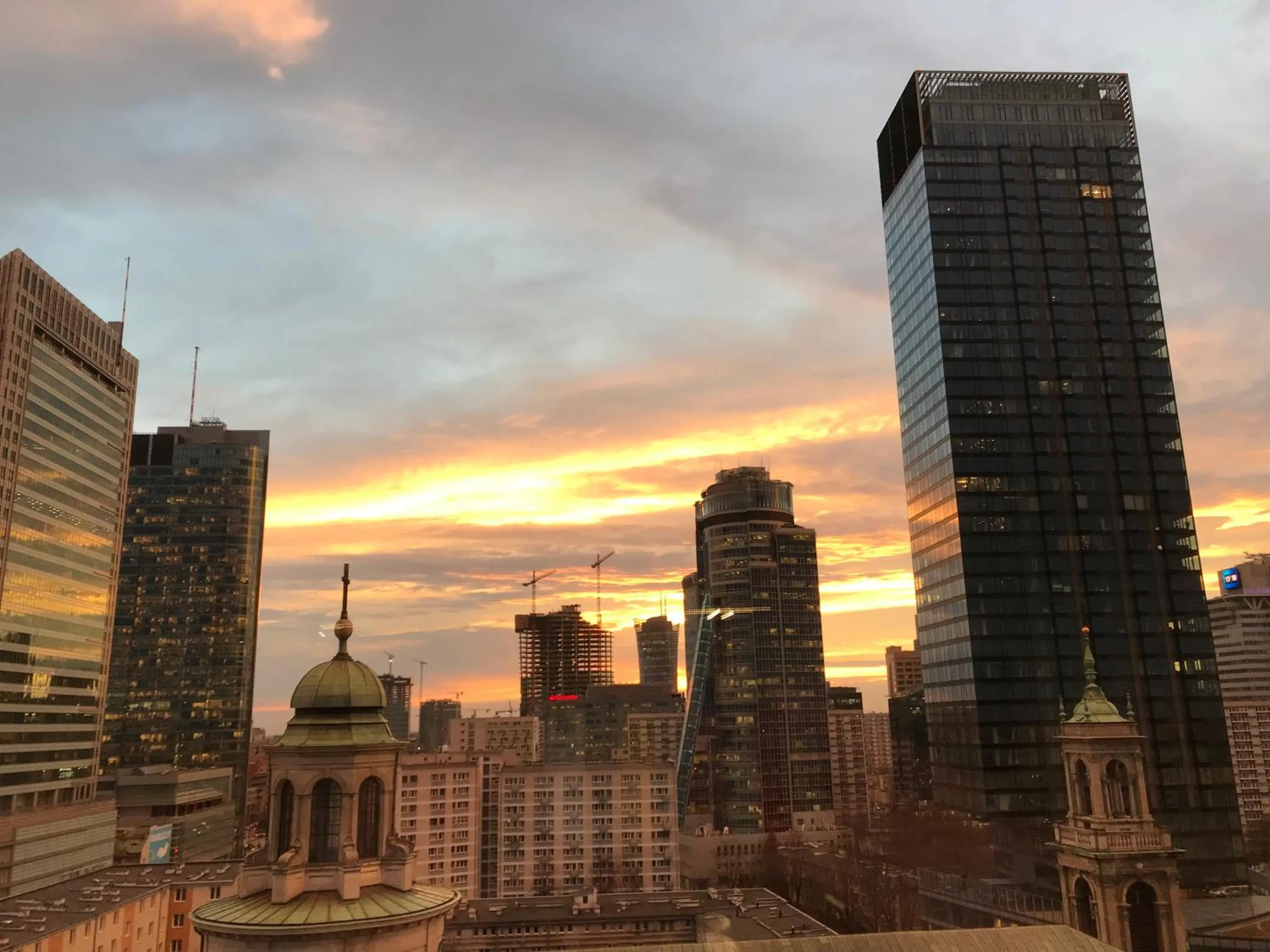 City view in Good Time Apartments Warsaw City Center