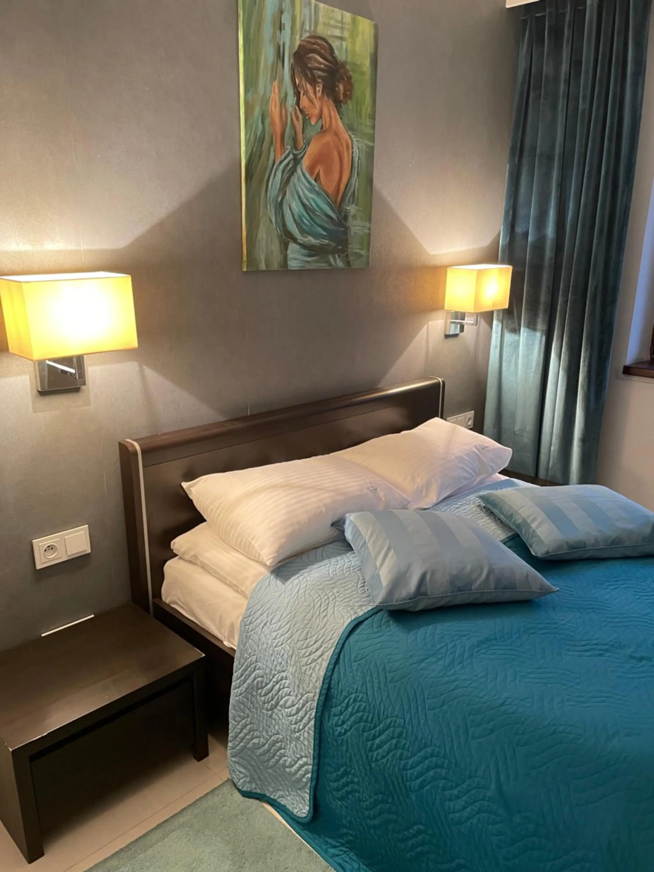 Bedroom, Bed in Good Time Apartments Warsaw City Center