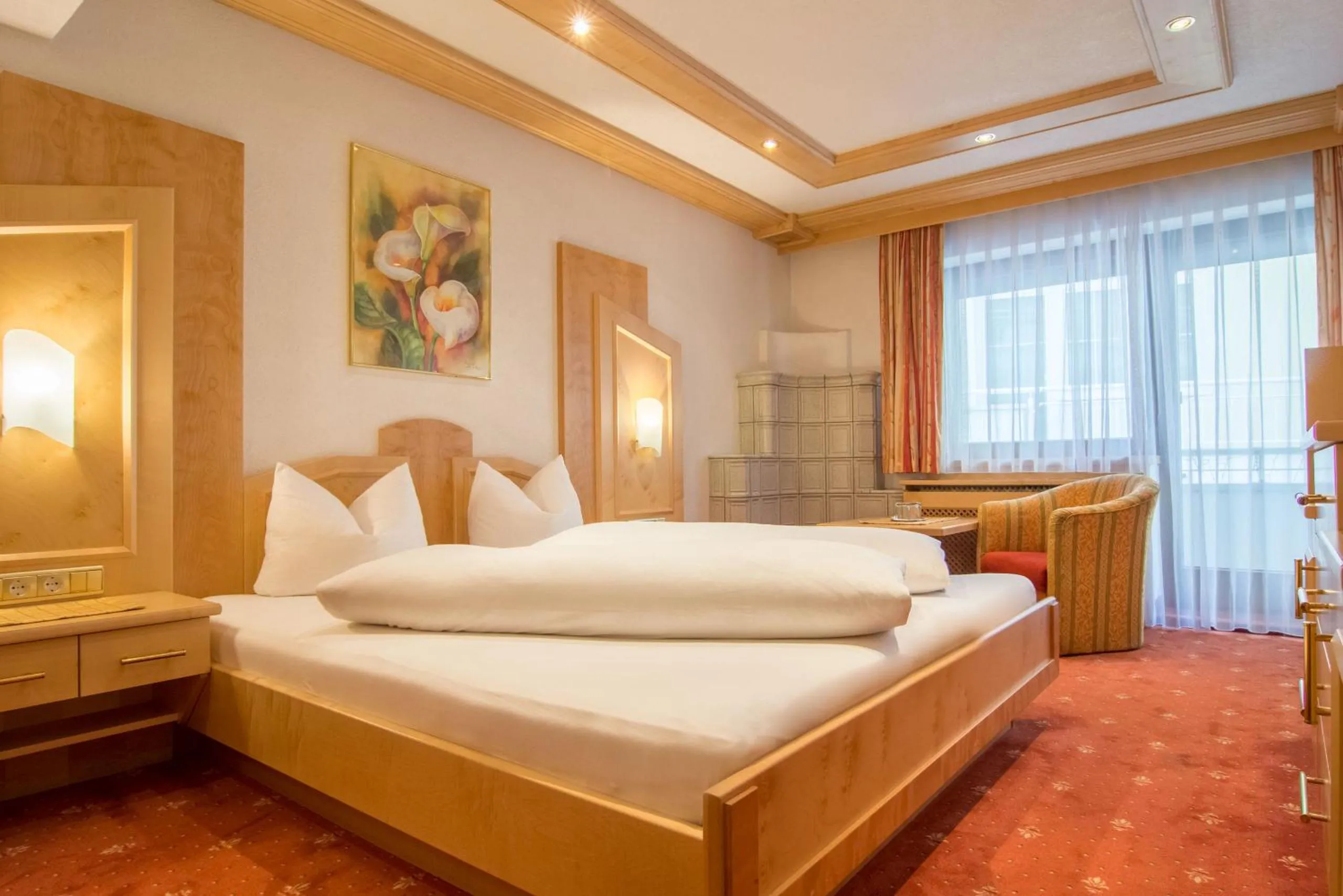 Bed in Alphotel Garni Salner