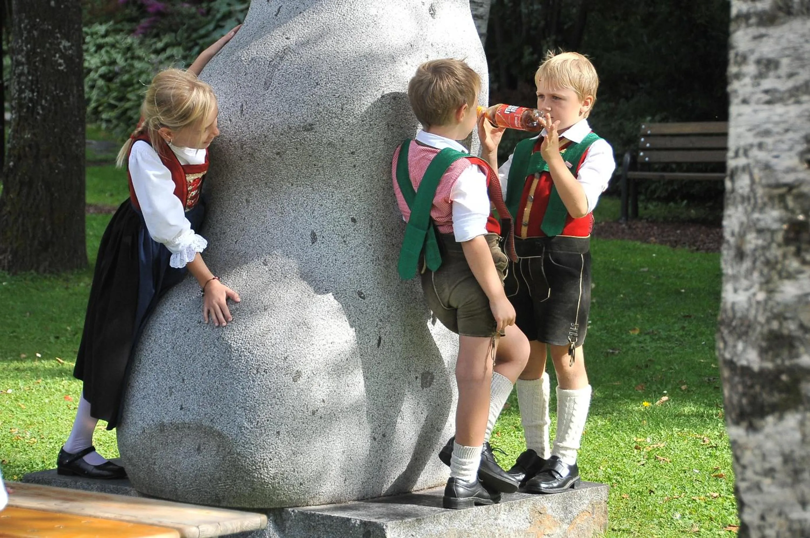 Children play ground in Schmiedhof