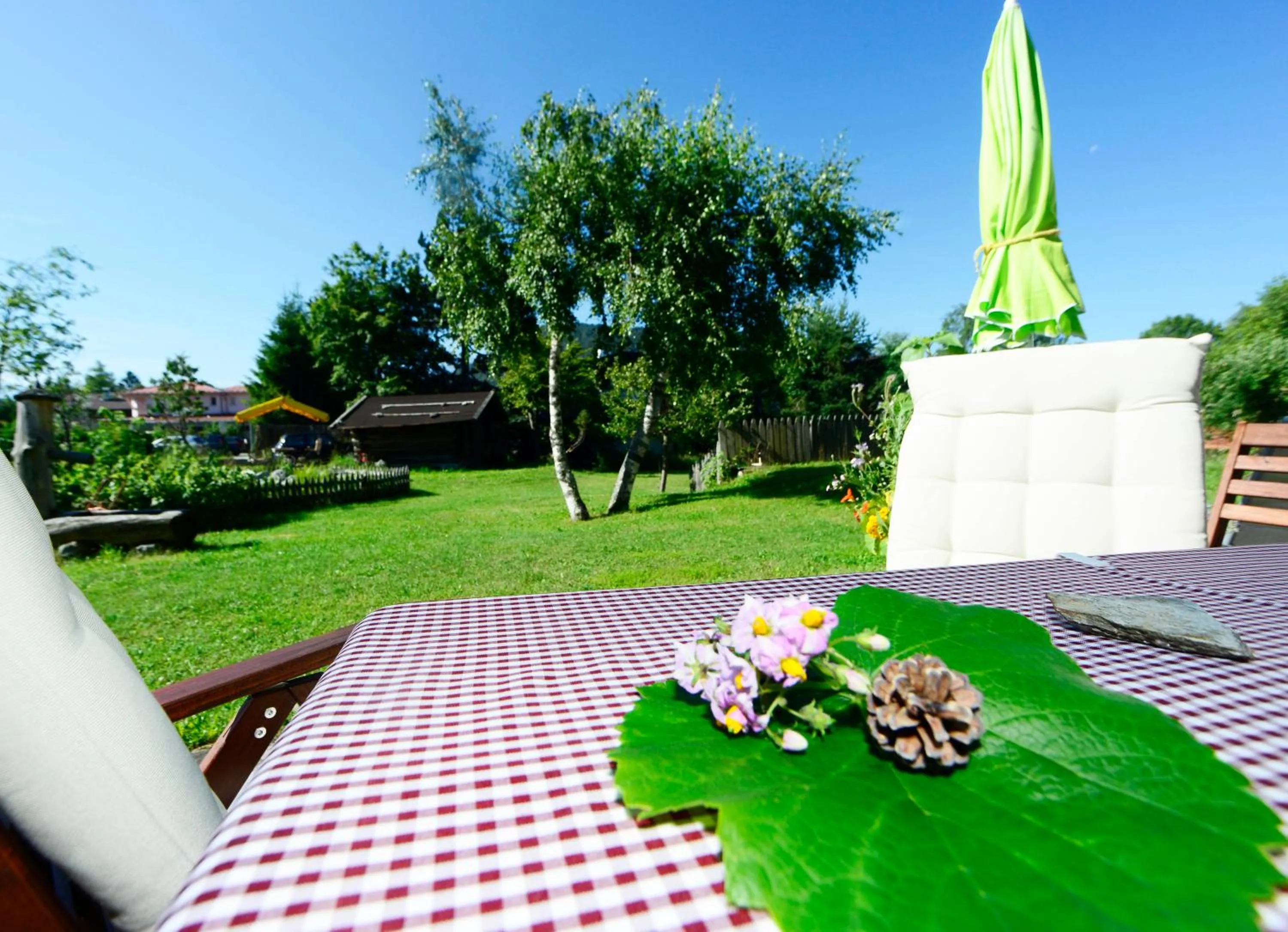 Garden view in Schmiedhof
