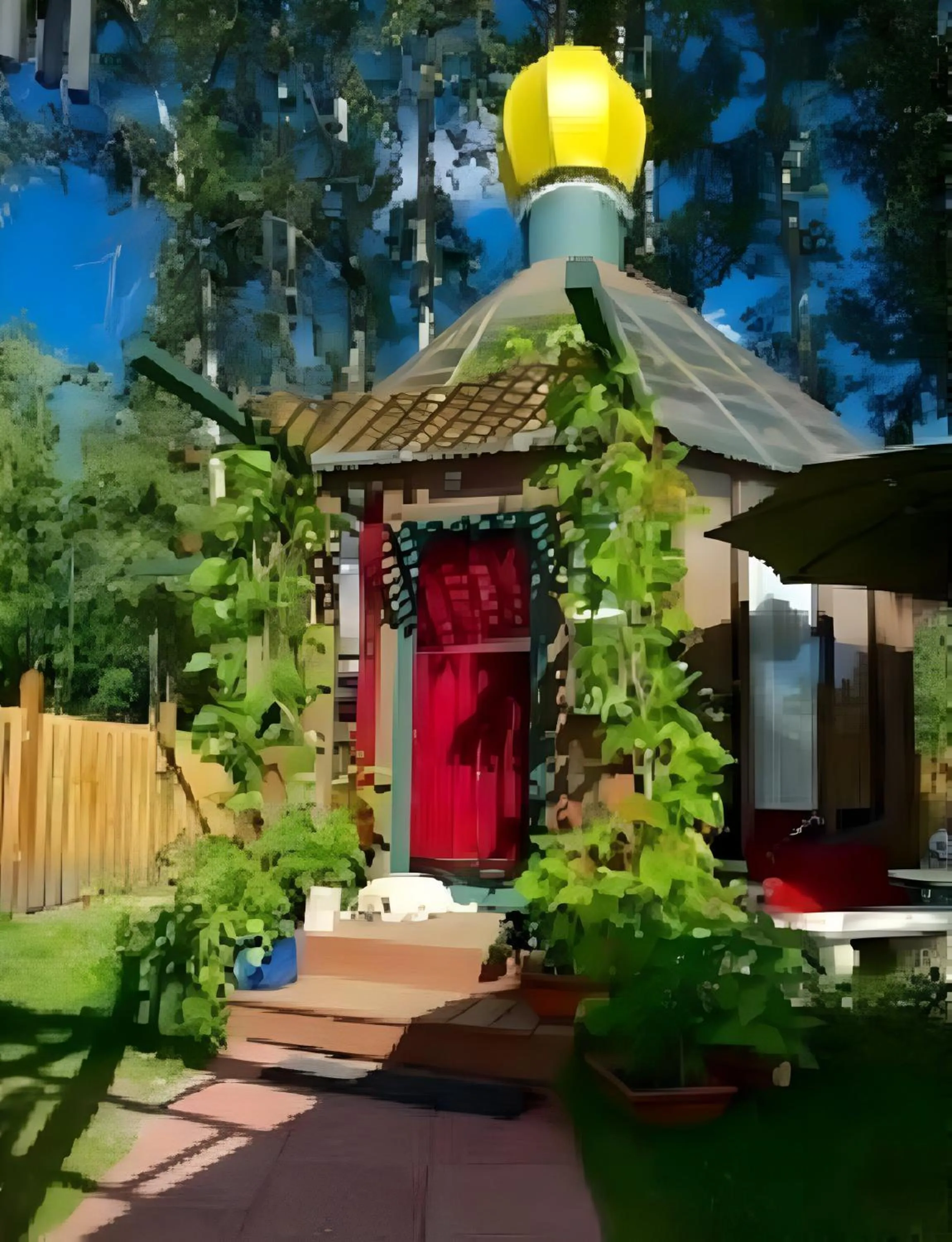 Property building in Billie's Backpackers Hostel