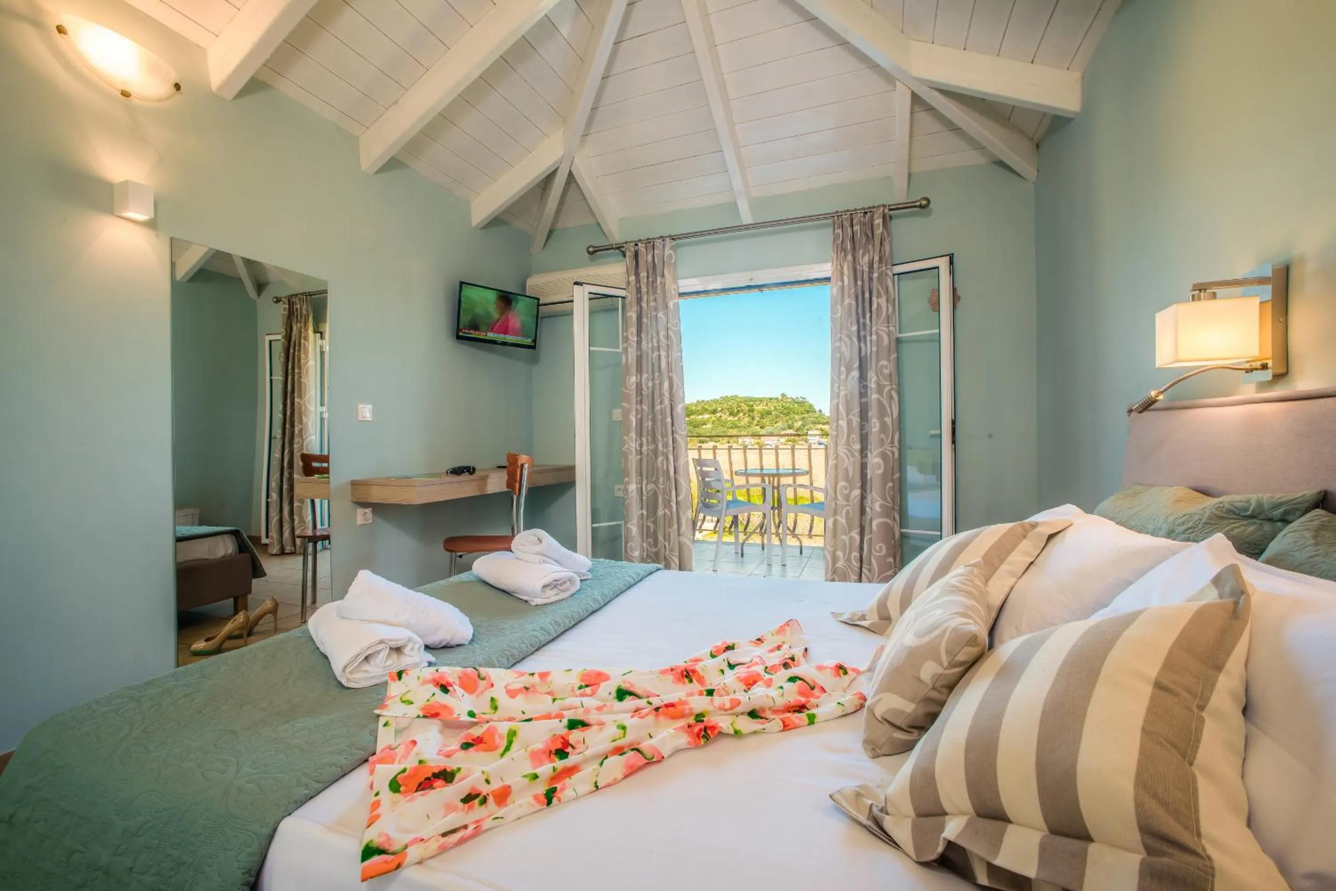 Bed in Herodotos Studios