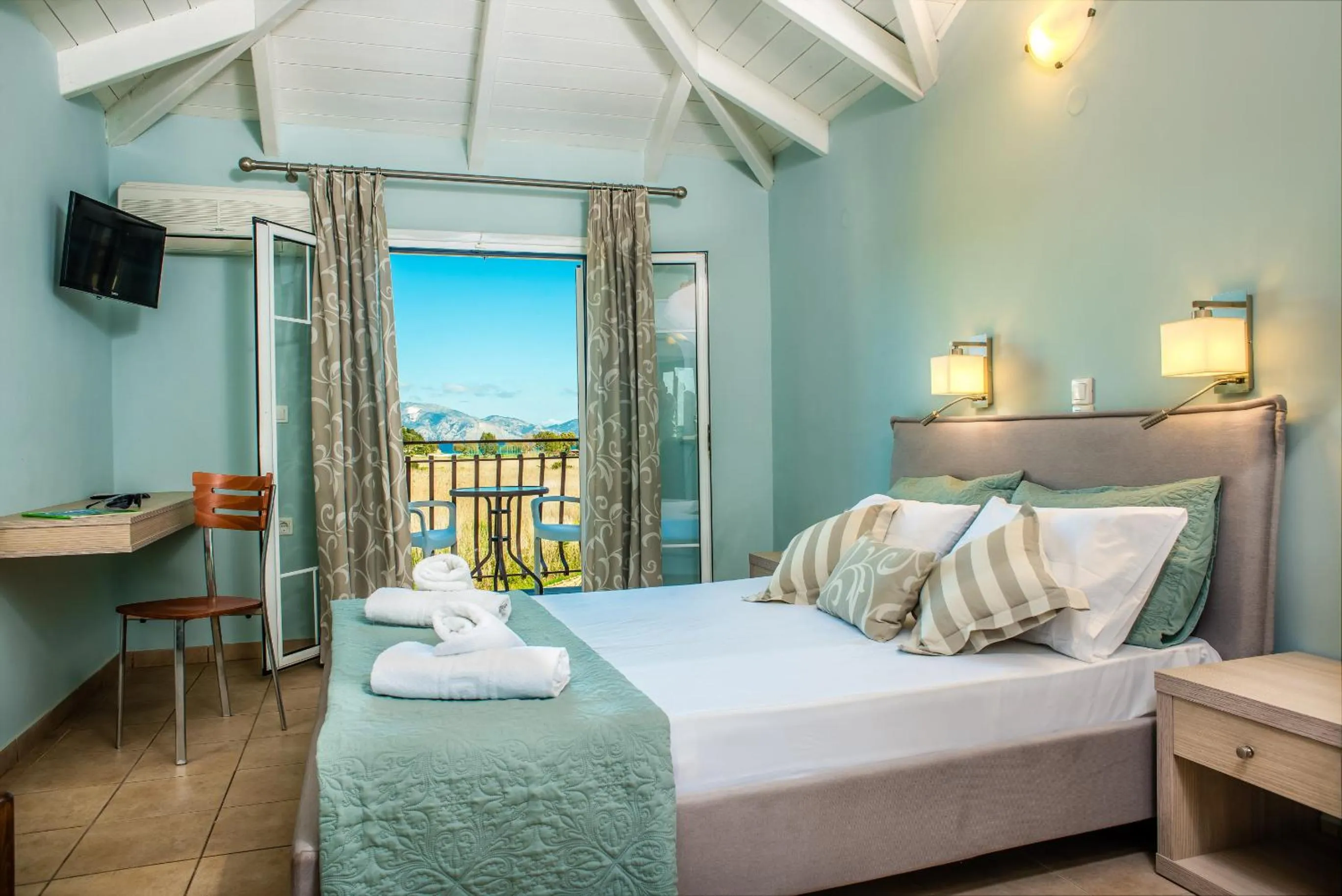 Bed in Herodotos Studios