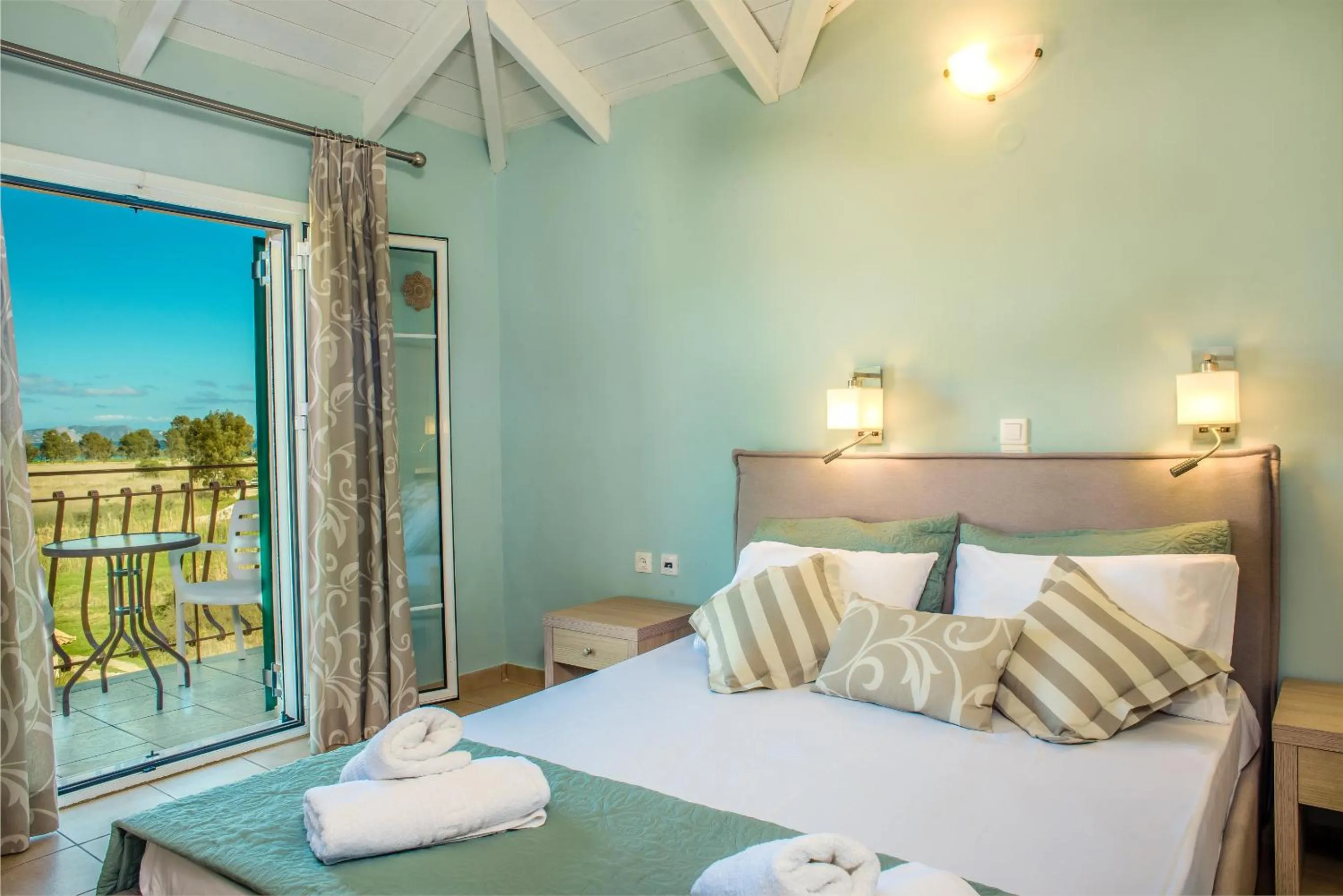 Bed in Herodotos Studios