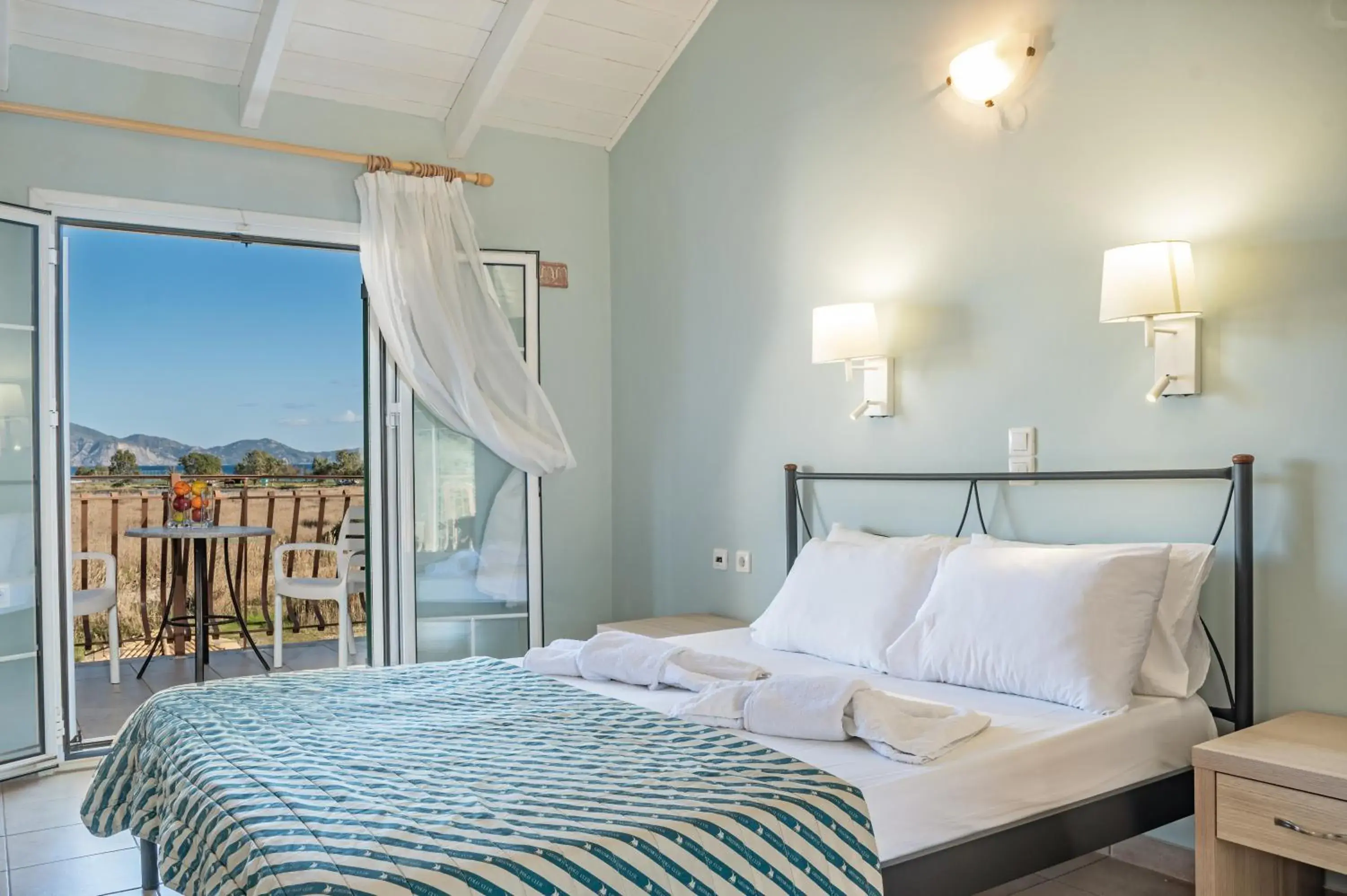 Bed in Herodotos Studios Bed in Herodotos Studios