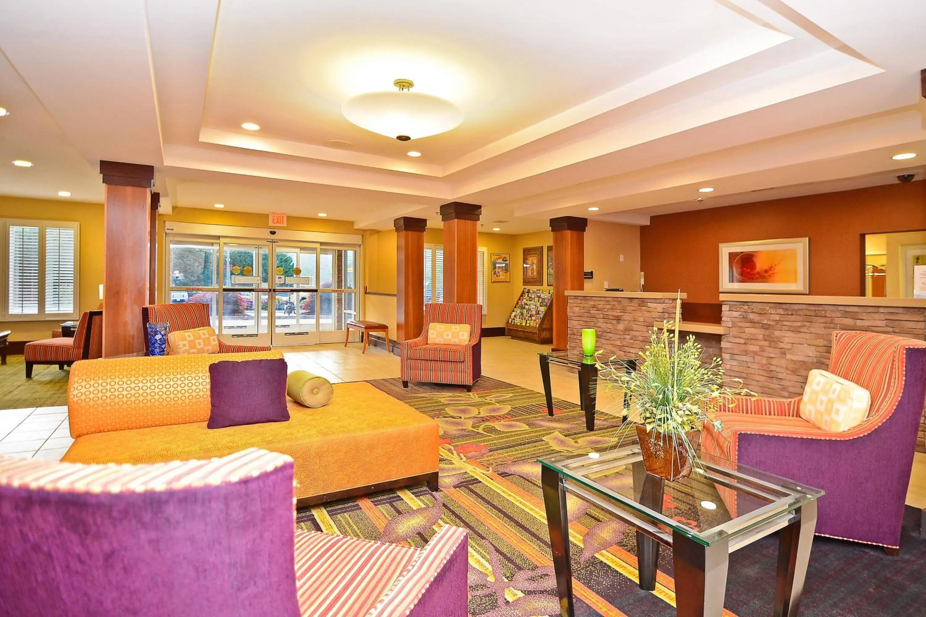 Lobby or reception in Fairfield Inn & Suites Cherokee