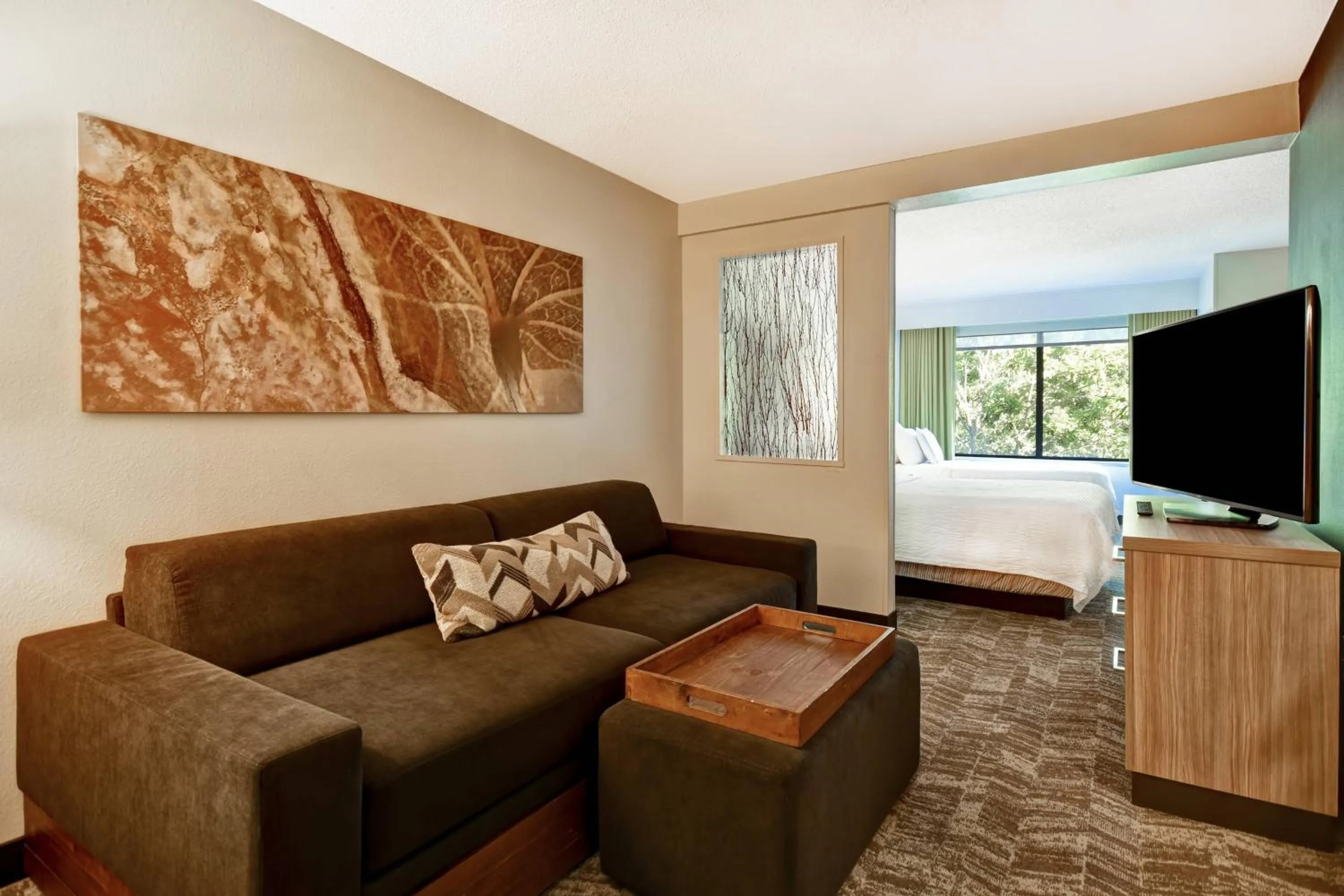 Living room in SpringHill Suites by Marriott Atlanta Kennesaw