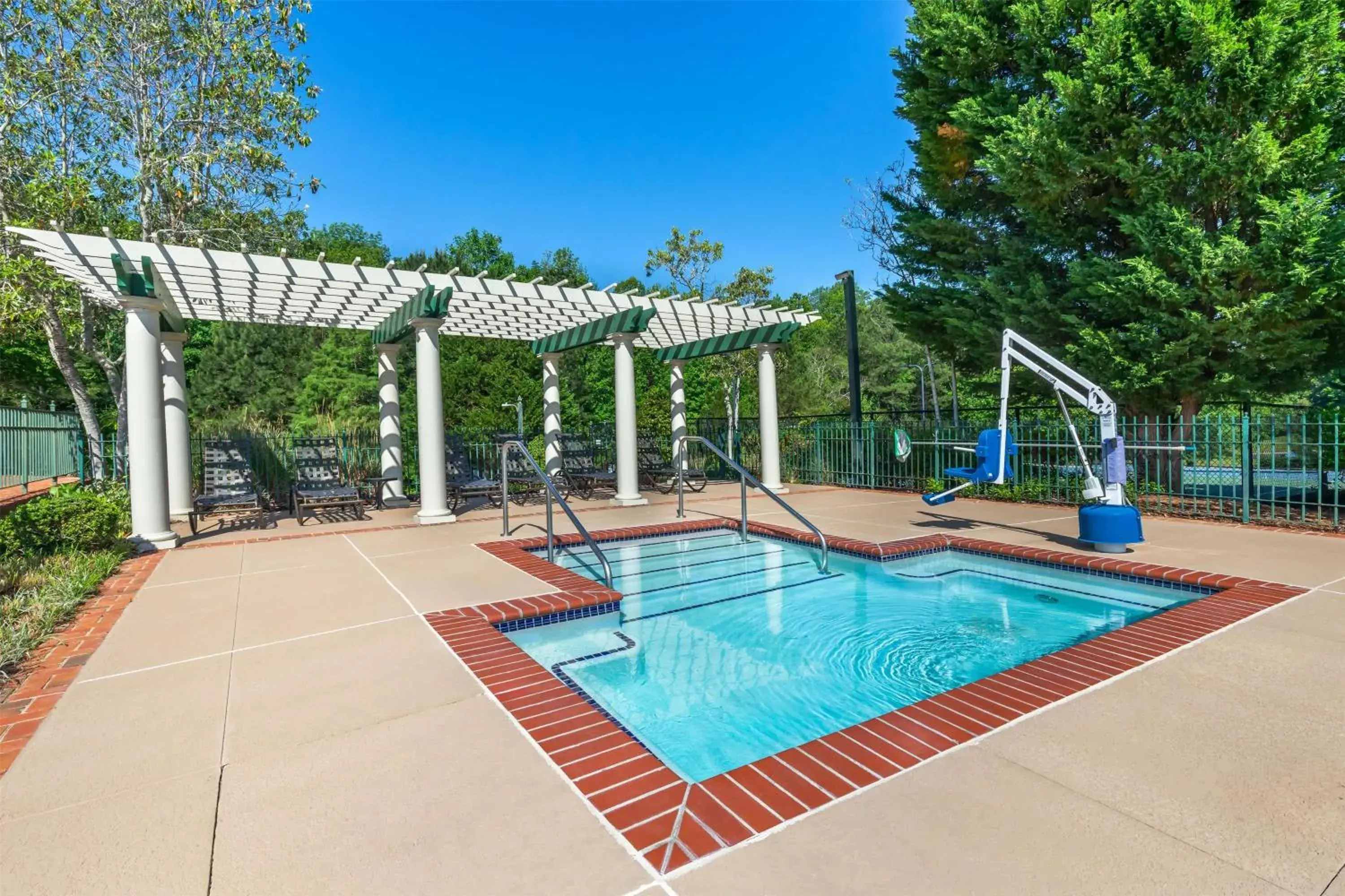 Pool view in Hilton Vacation Club Greensprings Williamsburg Pool view in Hilton Vacation Club Greensprings Williamsburg