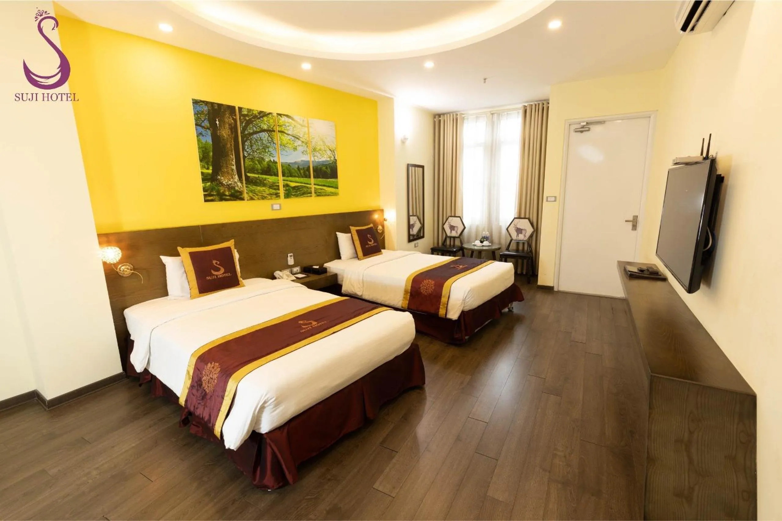 Bed in Suji My Dinh Hotel