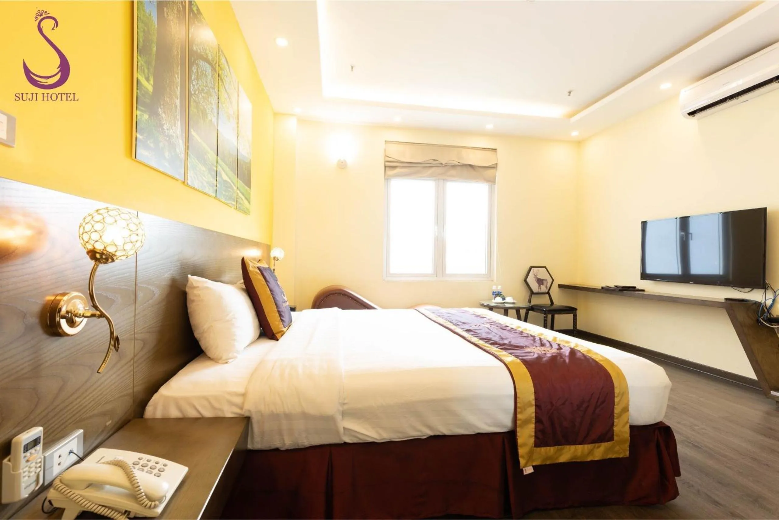 Bed in Suji My Dinh Hotel