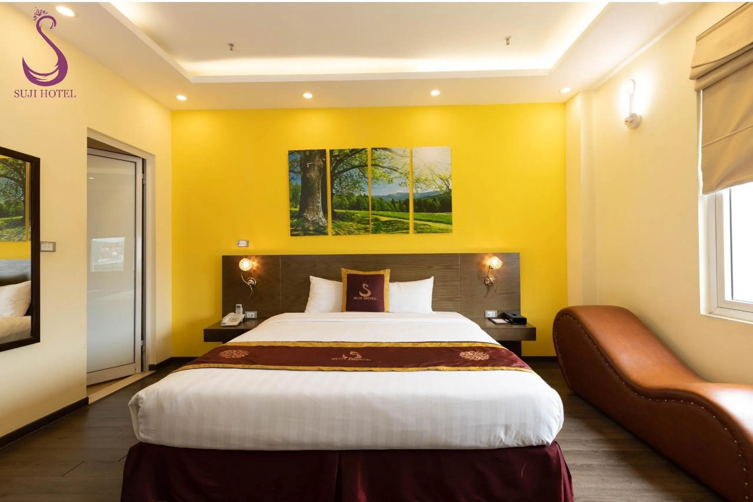 Bed in Suji My Dinh Hotel