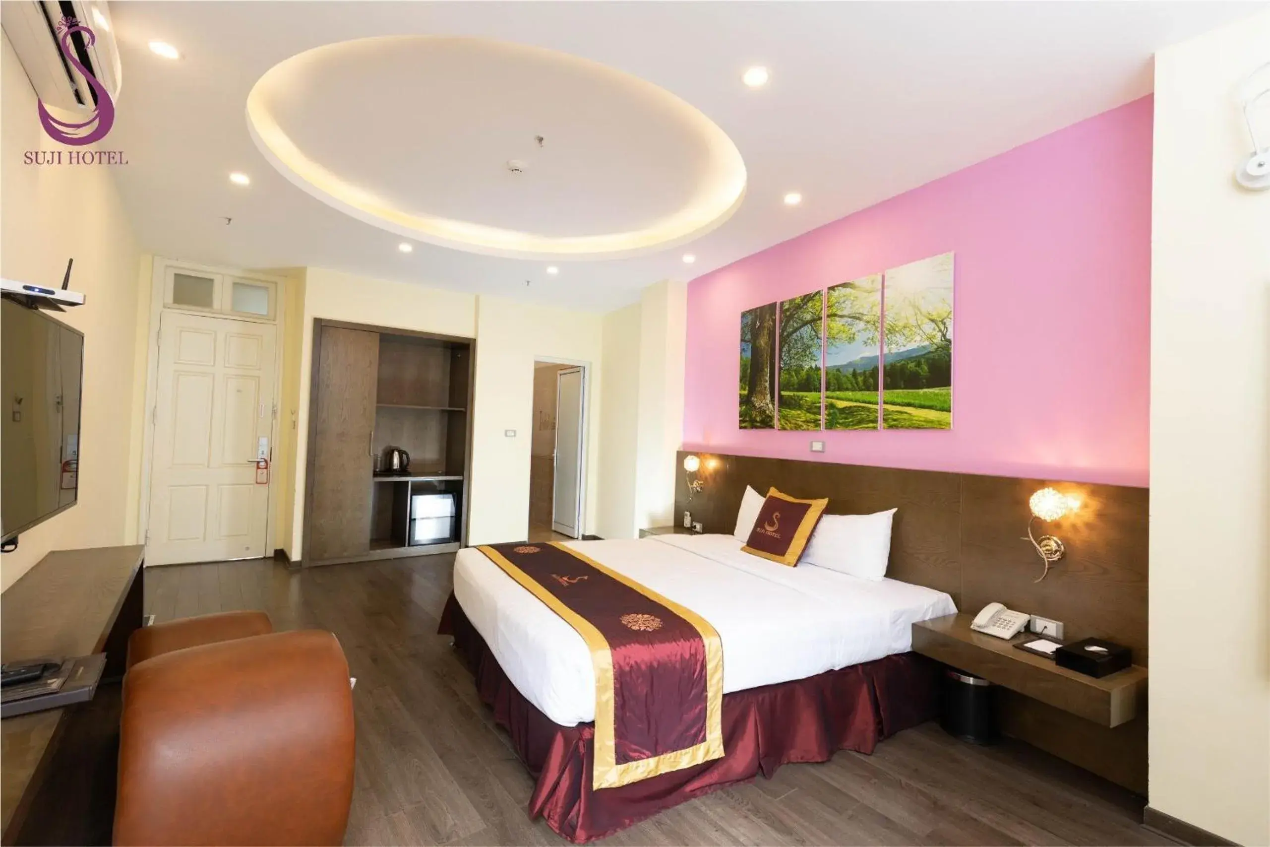 Bed in Suji My Dinh Hotel Bed in Suji My Dinh Hotel