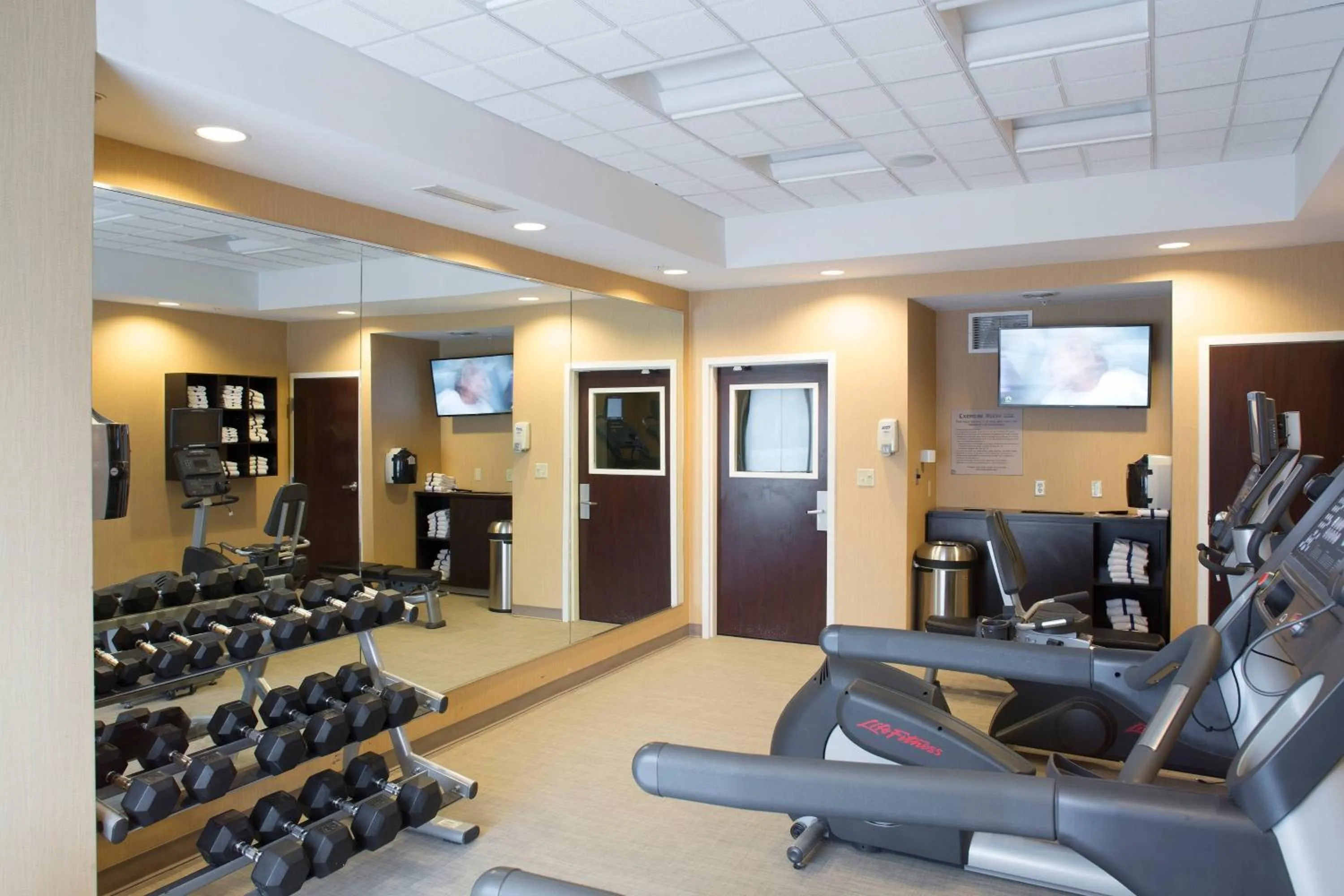 Fitness centre/facilities in SpringHill Suites by Marriott Billings