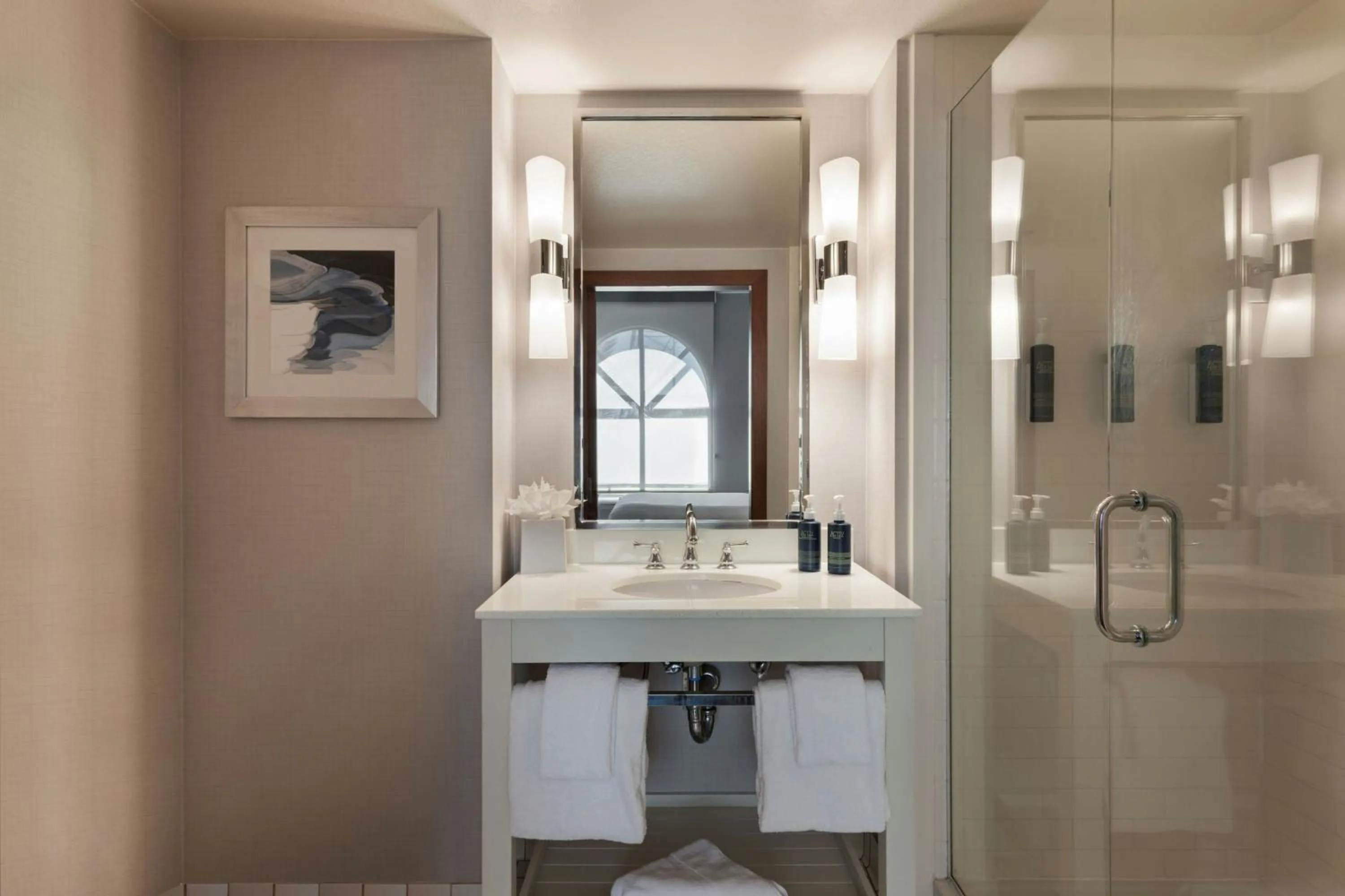 Bathroom in Four Points by Sheraton, Ontario-Rancho Cucamonga